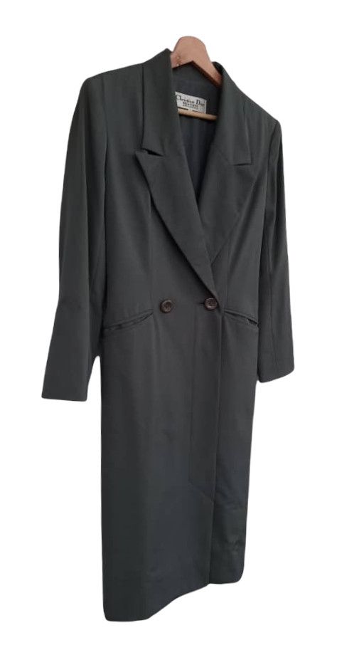 Christian Dior Monsieur × Vintage Luxury Christian Dior Long Coat Size XS / US 0-2 / IT 36-38 - 7 Thumbnail