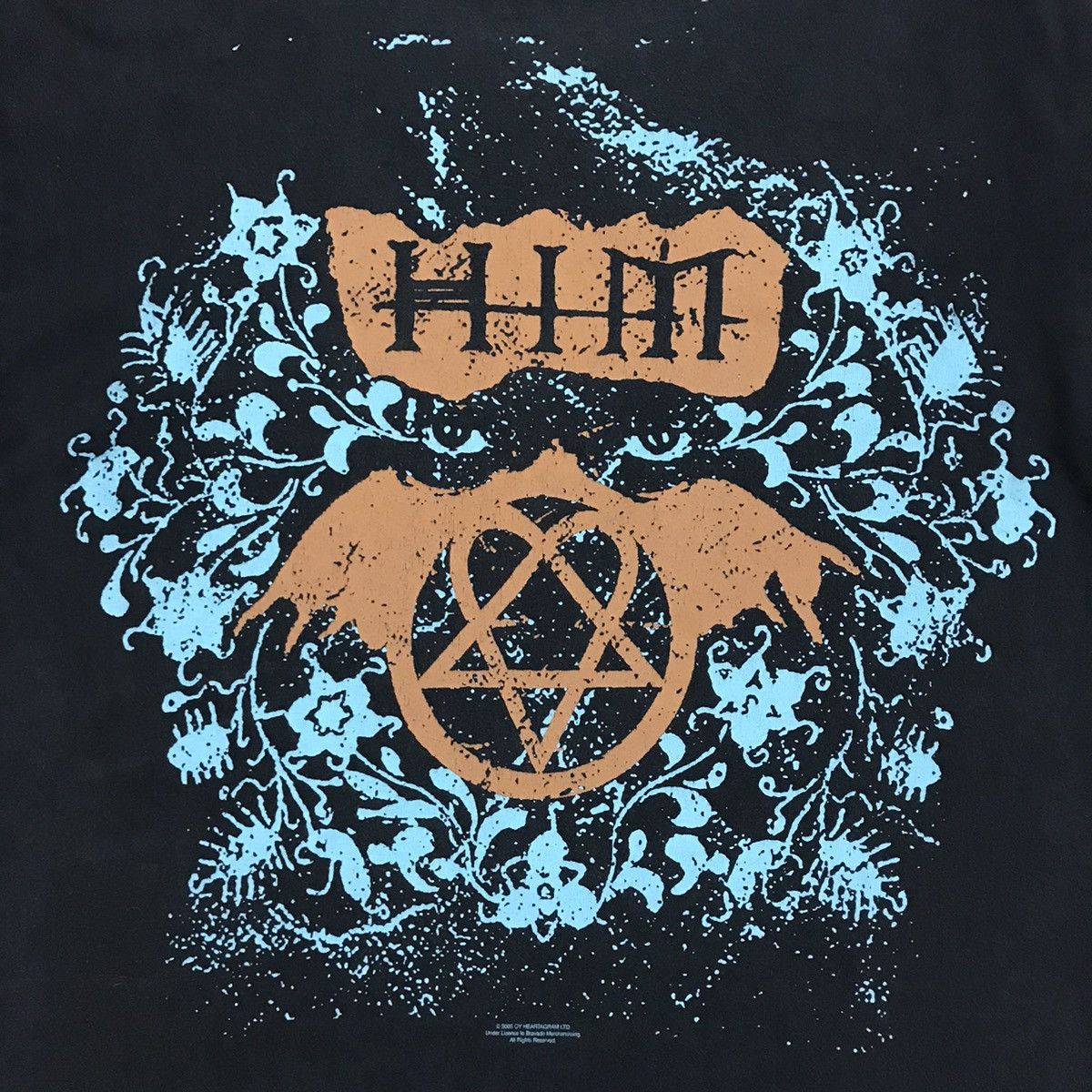 Band Tees × Vintage Vintage Him Band Tee 2006 Heartagram Print Tee Size US M / EU 48-50 / 2 - 2 Thumbnail