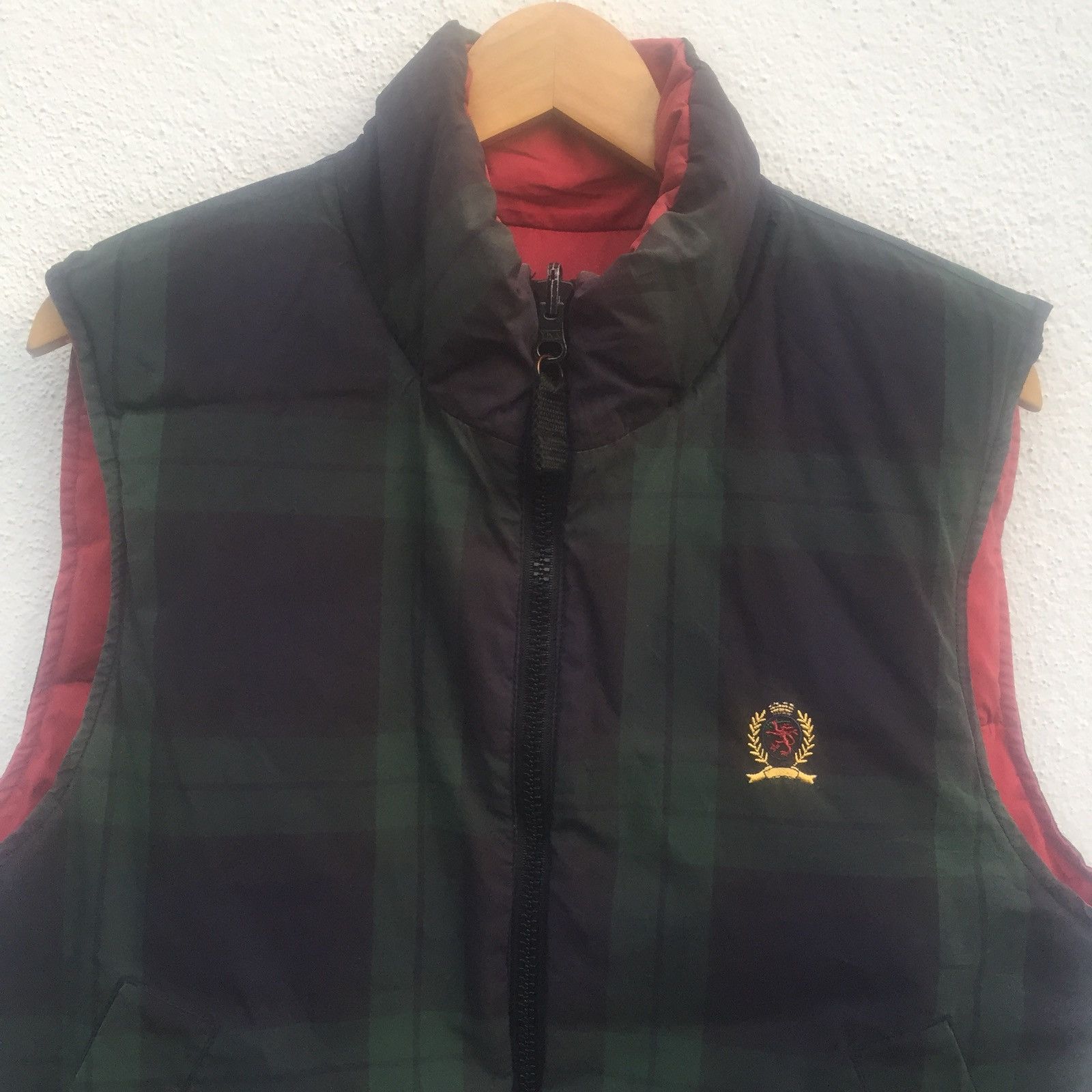 Tommy Hilfiger Vintage 90s Tommy Hilfiger Reversible Puffer Vest Size US M / EU 48-50 / 2 - 9 Thumbnail