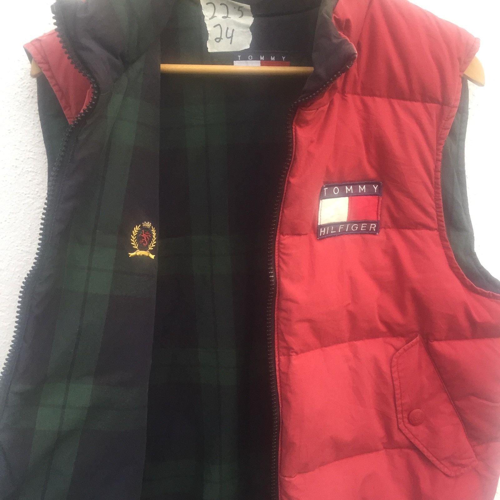 Tommy Hilfiger Vintage 90s Tommy Hilfiger Reversible Puffer Vest Size US M / EU 48-50 / 2 - 5 Thumbnail