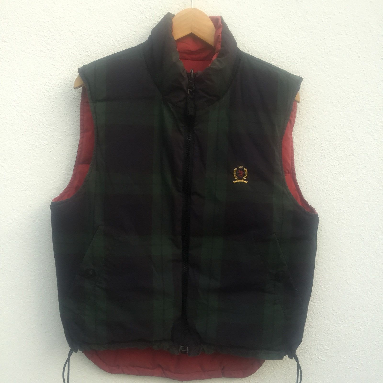 Tommy Hilfiger Vintage 90s Tommy Hilfiger Reversible Puffer Vest Size US M / EU 48-50 / 2 - 8 Thumbnail
