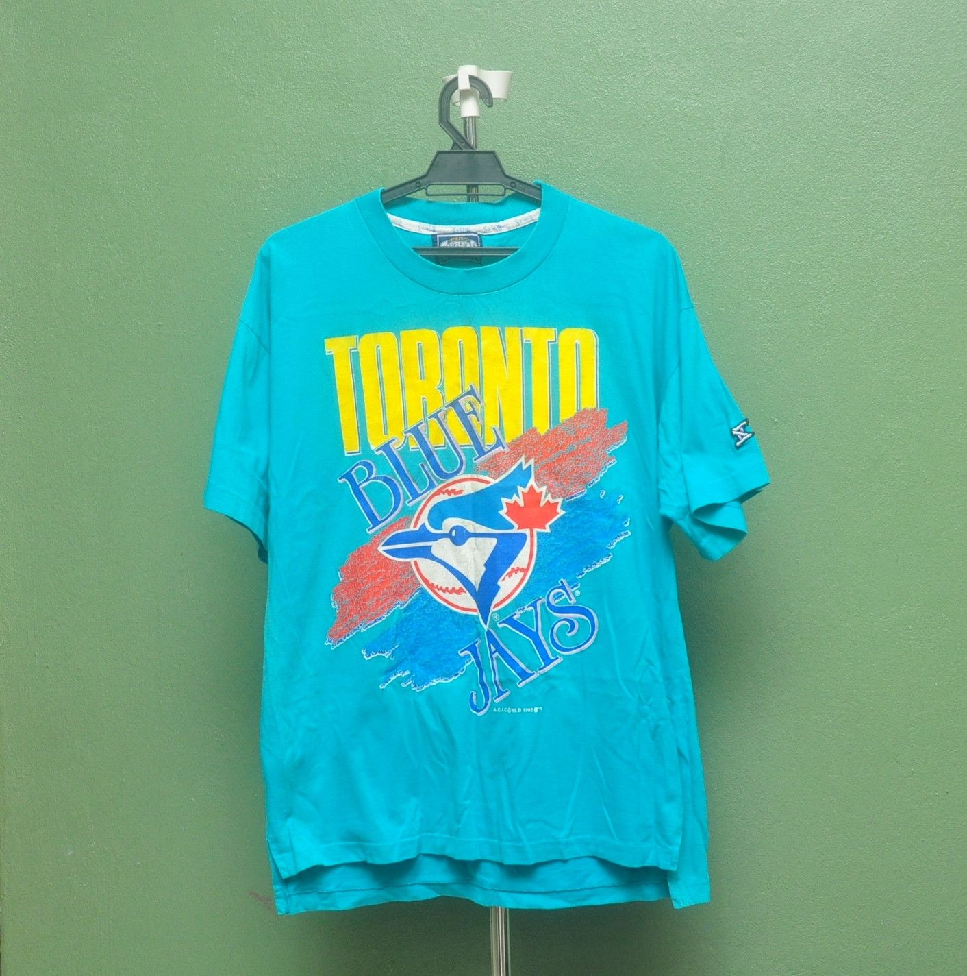 MLB × Vintage Vintage Toronto Blue Jays Canadian Baseball Shirt MLB 1992 Size US L / EU 52-54 / 3 - 1 Thumbnail