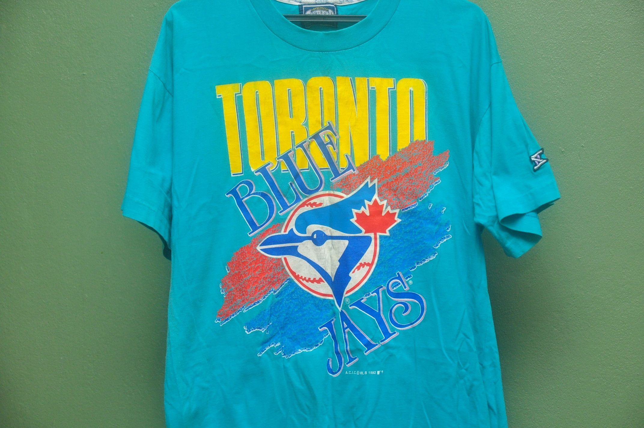 MLB × Vintage Vintage Toronto Blue Jays Canadian Baseball Shirt MLB 1992 Size US L / EU 52-54 / 3 - 3 Thumbnail
