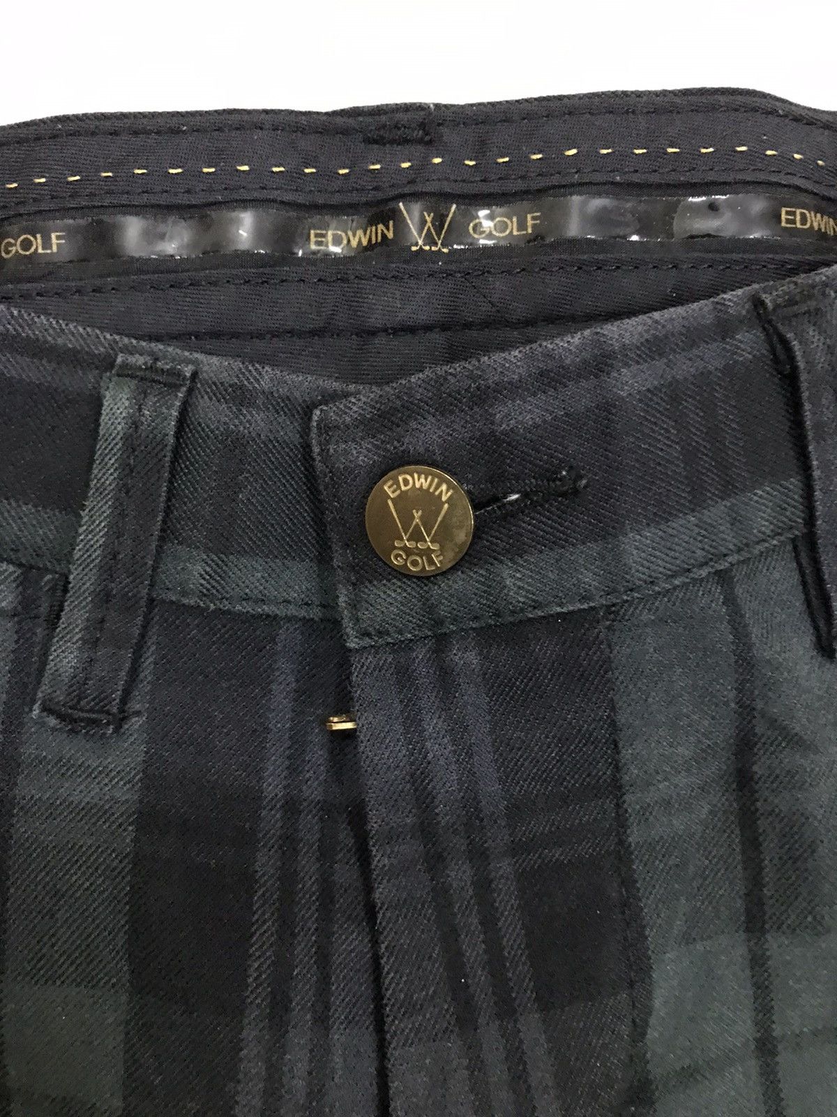 Edwin × Japanese Brand × Vintage Vintage Edwin Cargo Pants Plaid Bootcut Pants Size US 30 / EU 46 - 12 Thumbnail