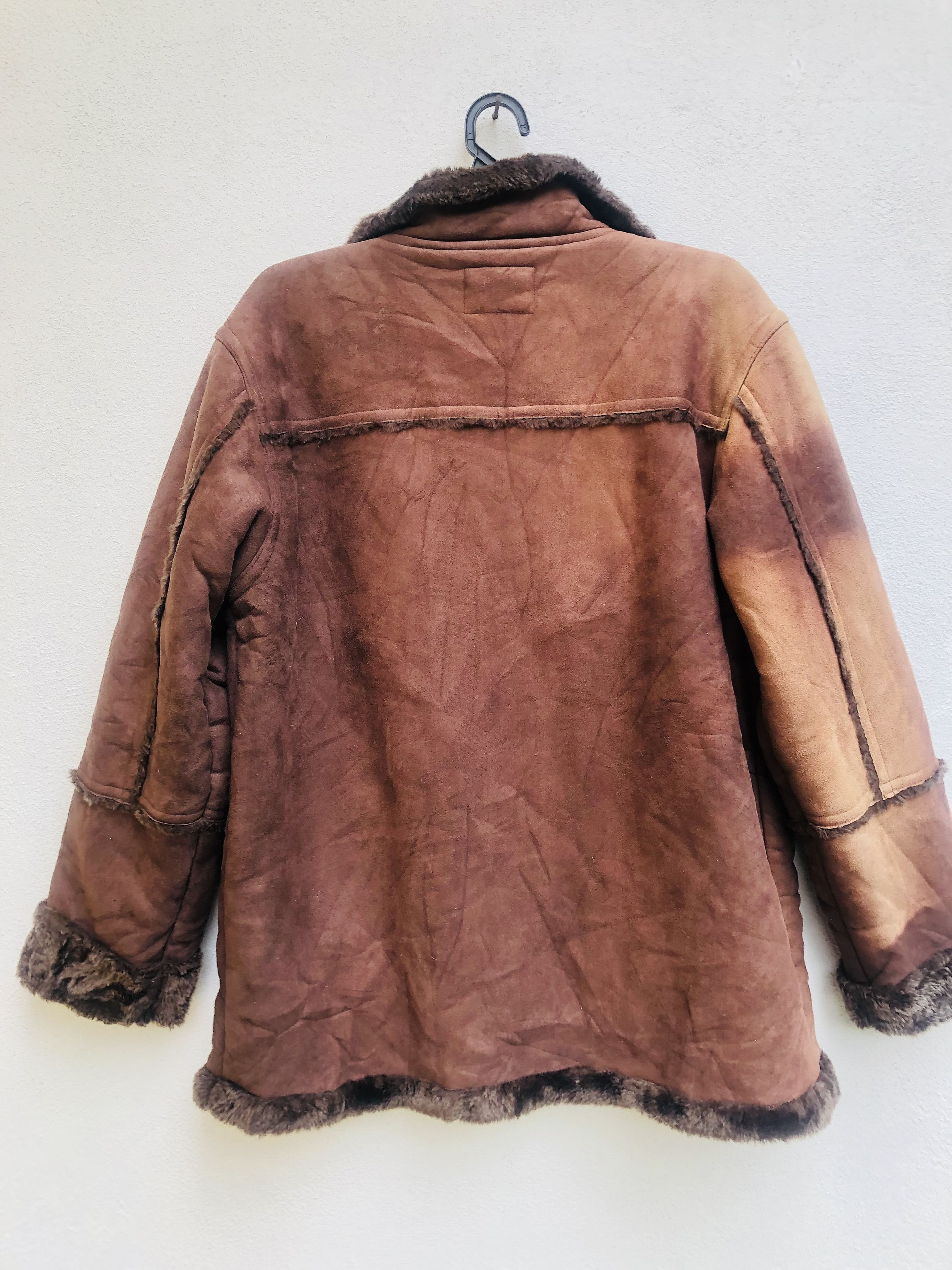 Japanese Brand × Vintage Vintage Roushatte Leather Jacket Designed Fashion Style Size US L / EU 52-54 / 3 - 2 Thumbnail