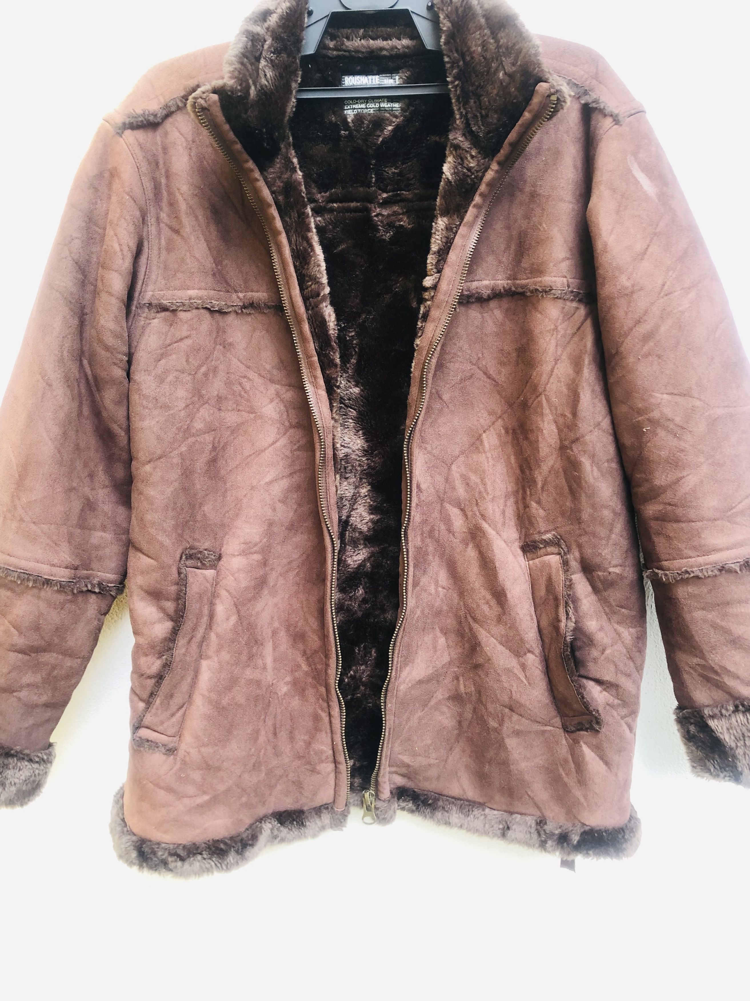 Japanese Brand × Vintage Vintage Roushatte Leather Jacket Designed Fashion Style Size US L / EU 52-54 / 3 - 4 Thumbnail