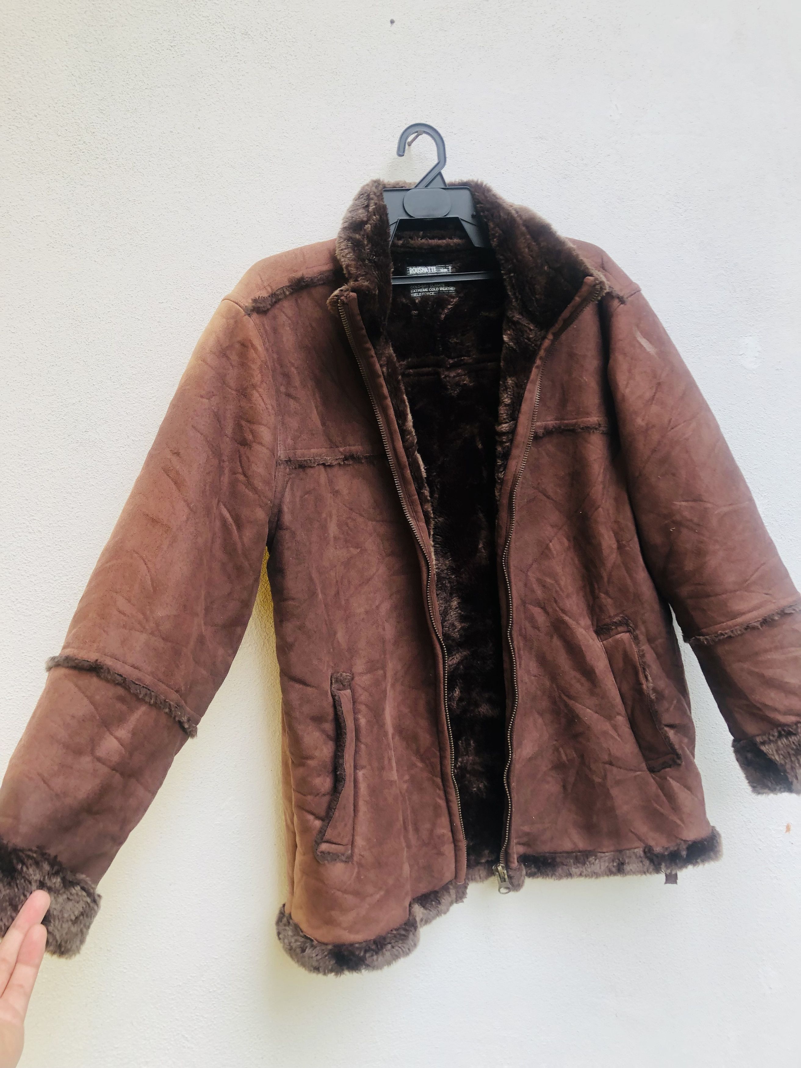 Japanese Brand × Vintage Vintage Roushatte Leather Jacket Designed Fashion Style Size US L / EU 52-54 / 3 - 5 Thumbnail
