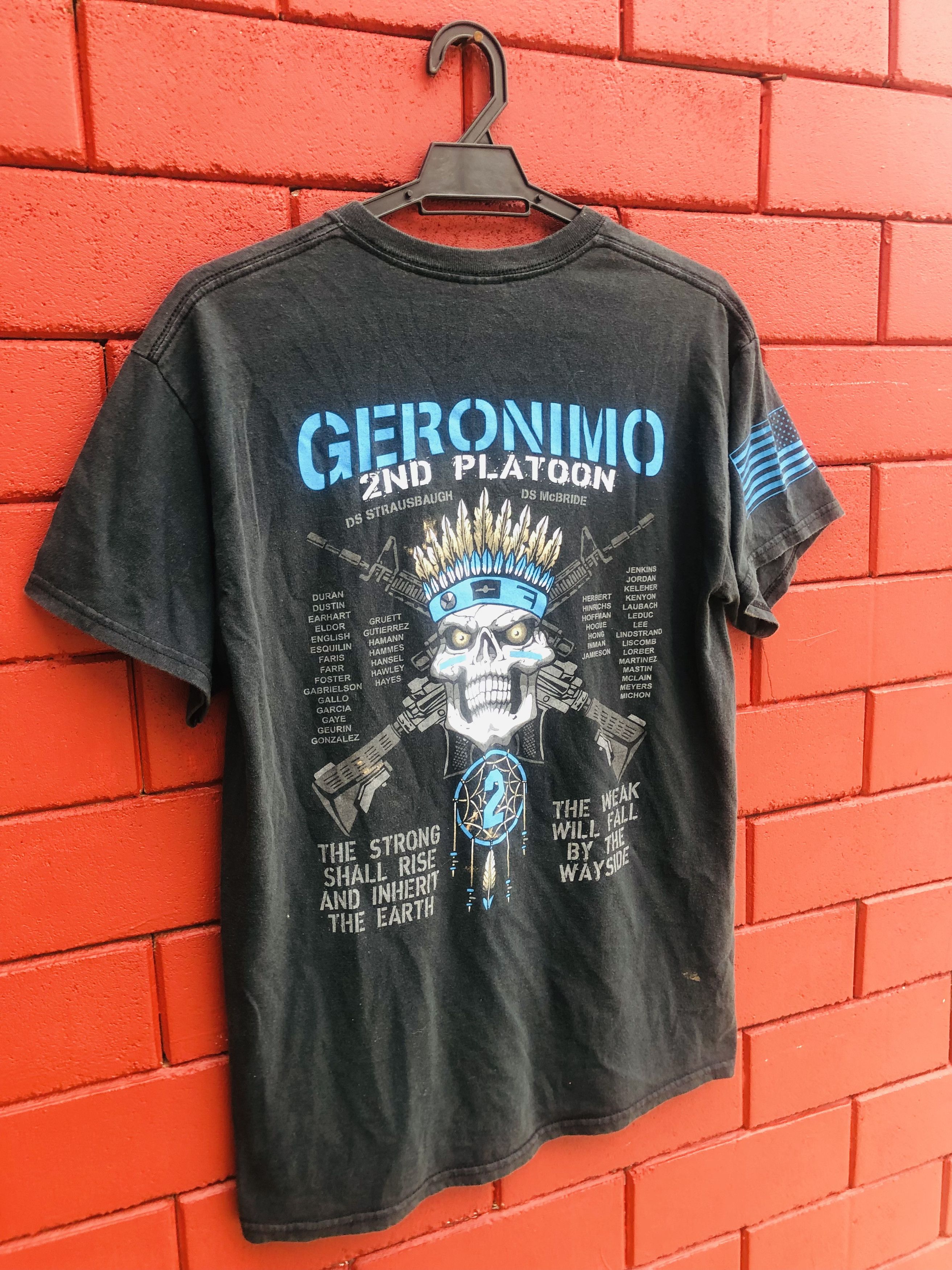 Japanese Brand × Vintage Vintage Geronimo 2nd Platoon Military Fashion Style Size US M / EU 48-50 / 2 - 3 Thumbnail