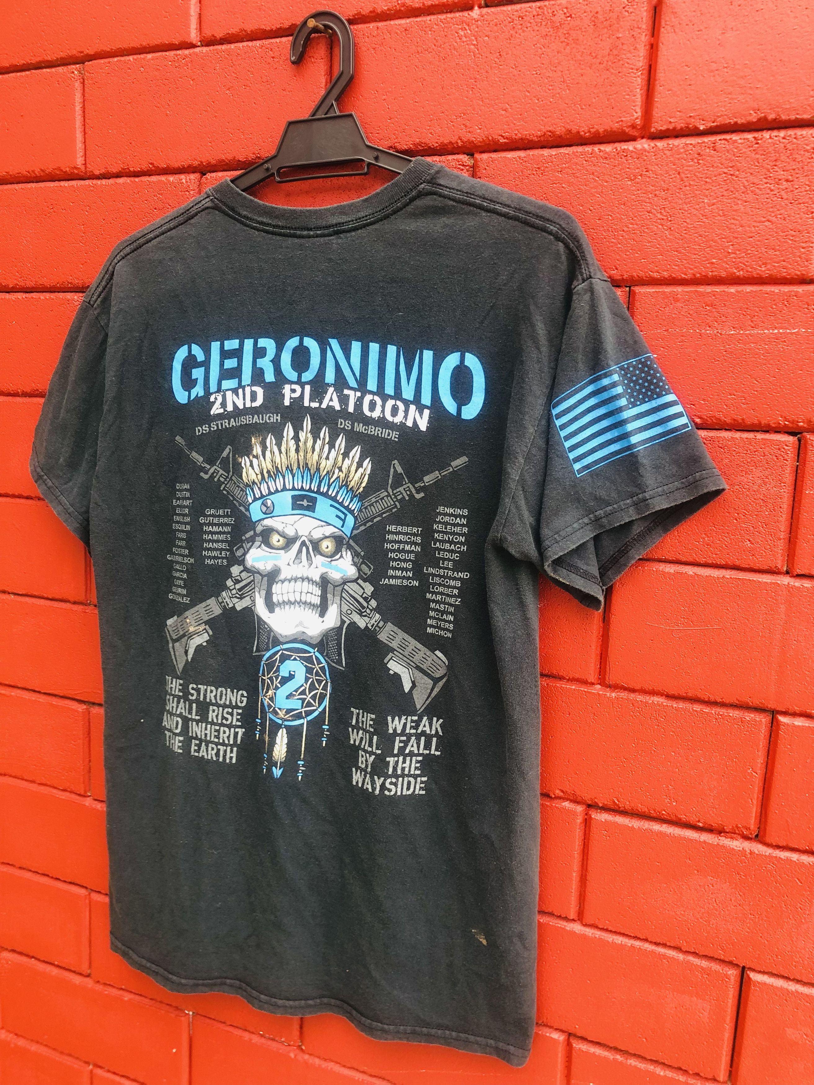 Japanese Brand × Vintage Vintage Geronimo 2nd Platoon Military Fashion Style Size US M / EU 48-50 / 2 - 4 Thumbnail