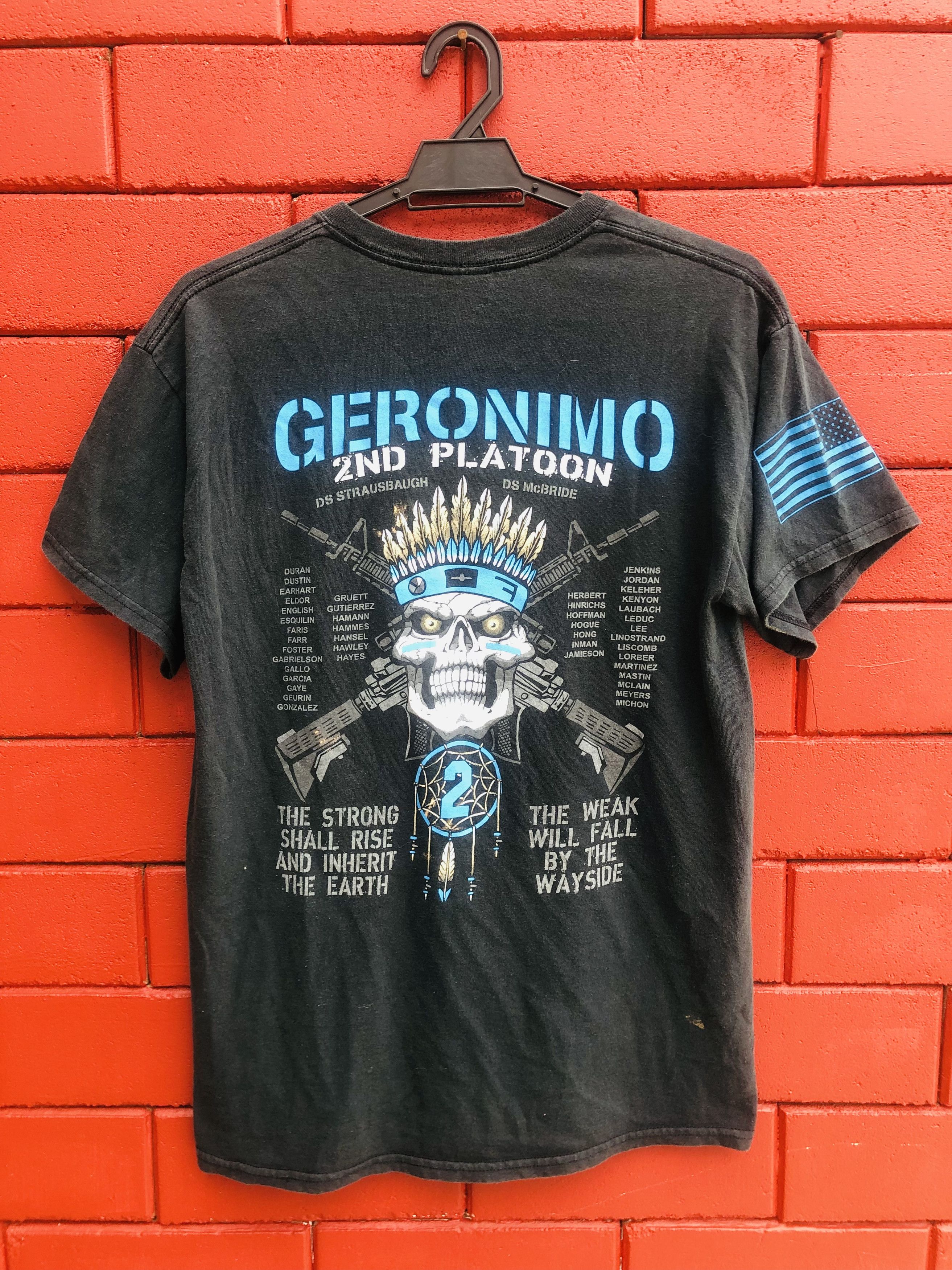 Japanese Brand × Vintage Vintage Geronimo 2nd Platoon Military Fashion Style Size US M / EU 48-50 / 2 - 1 Thumbnail