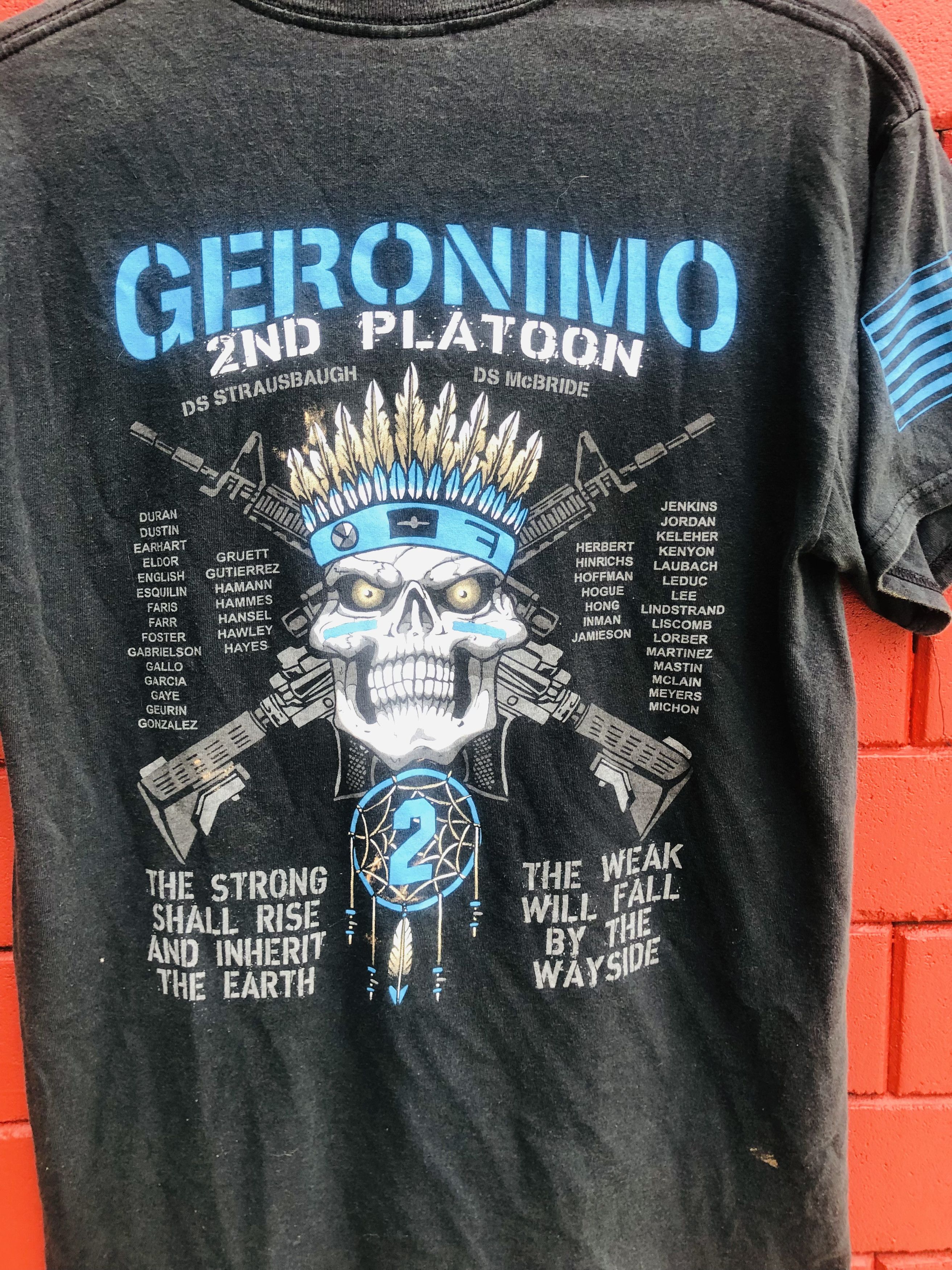 Japanese Brand × Vintage Vintage Geronimo 2nd Platoon Military Fashion Style Size US M / EU 48-50 / 2 - 2 Thumbnail
