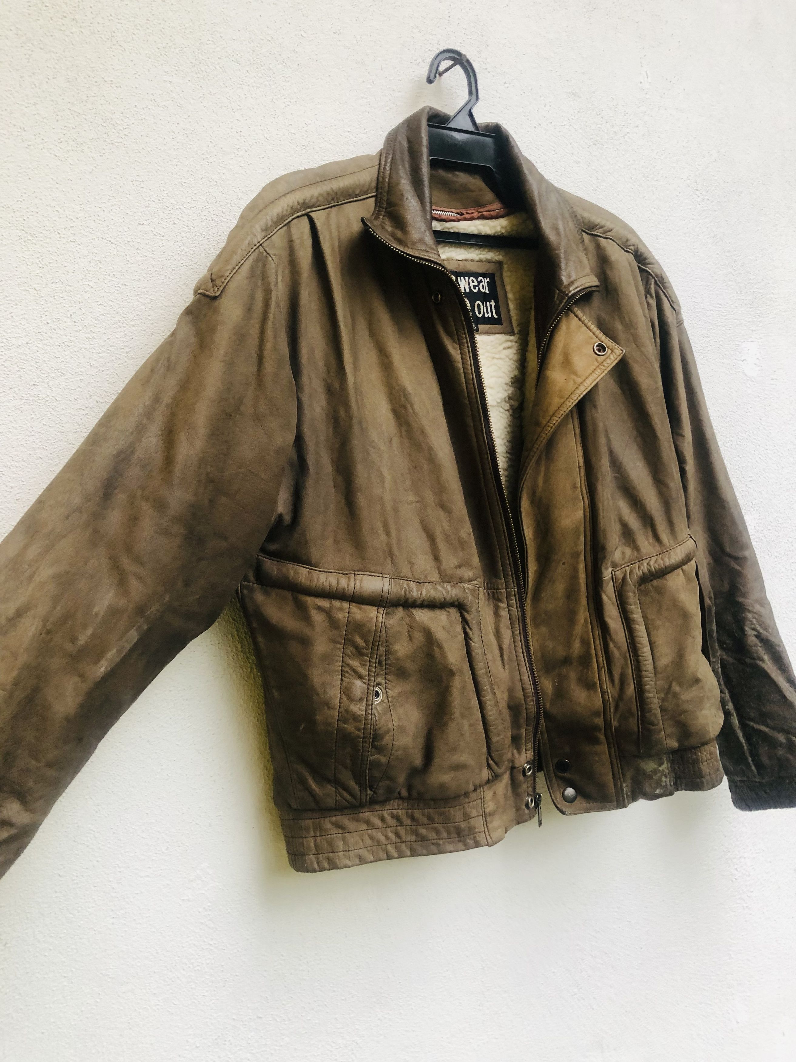 Japanese Brand × Vintage Vintage U2 Wear Me Out Leather Jacket Designed Style Size US L / EU 52-54 / 3 - 4 Thumbnail