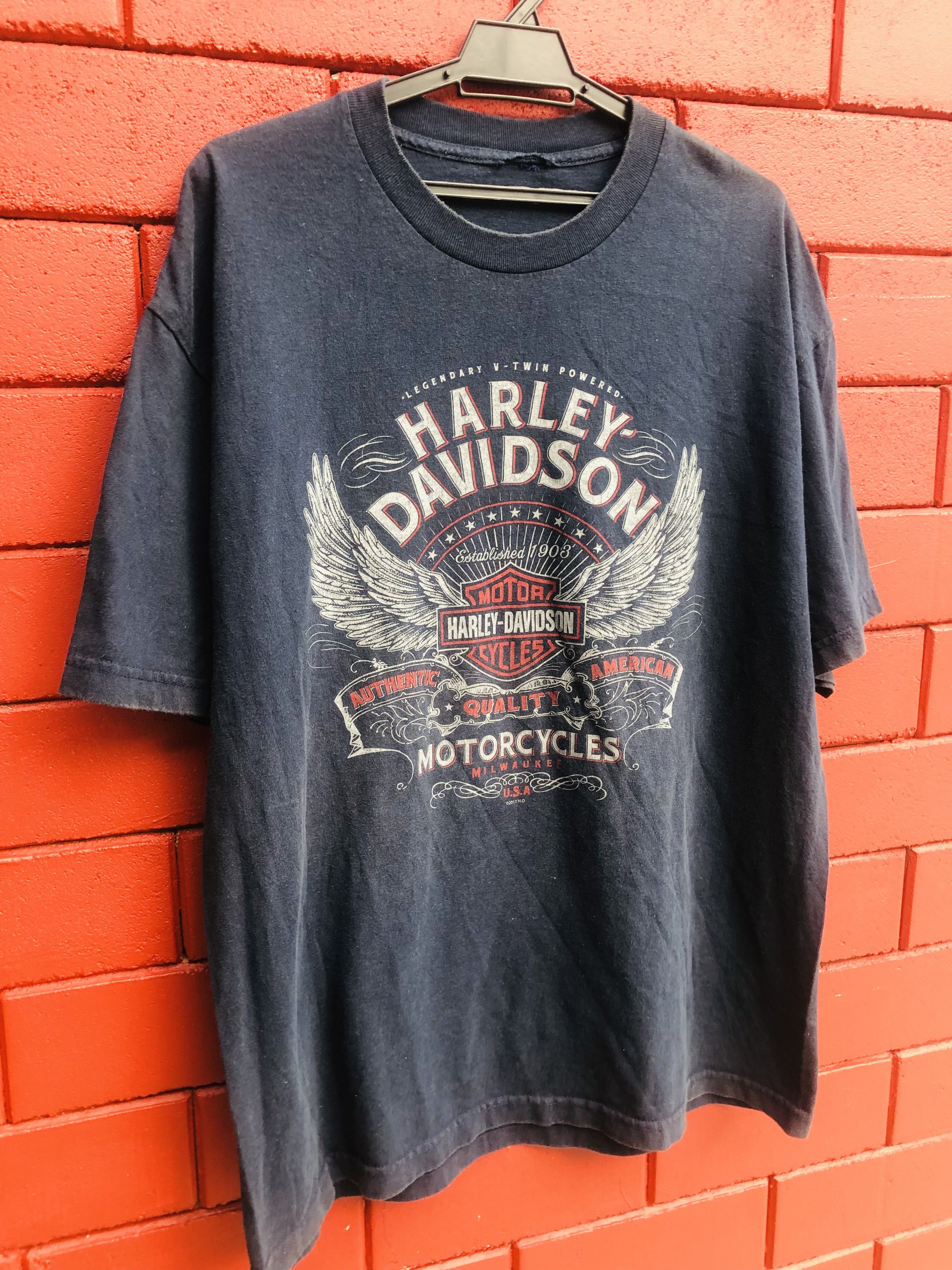 Harley Davidson × Japanese Brand × Vintage Vintage Harley Davidson Legendary V-Twin Shirt Size US XL / EU 56 / 4 - 3 Thumbnail