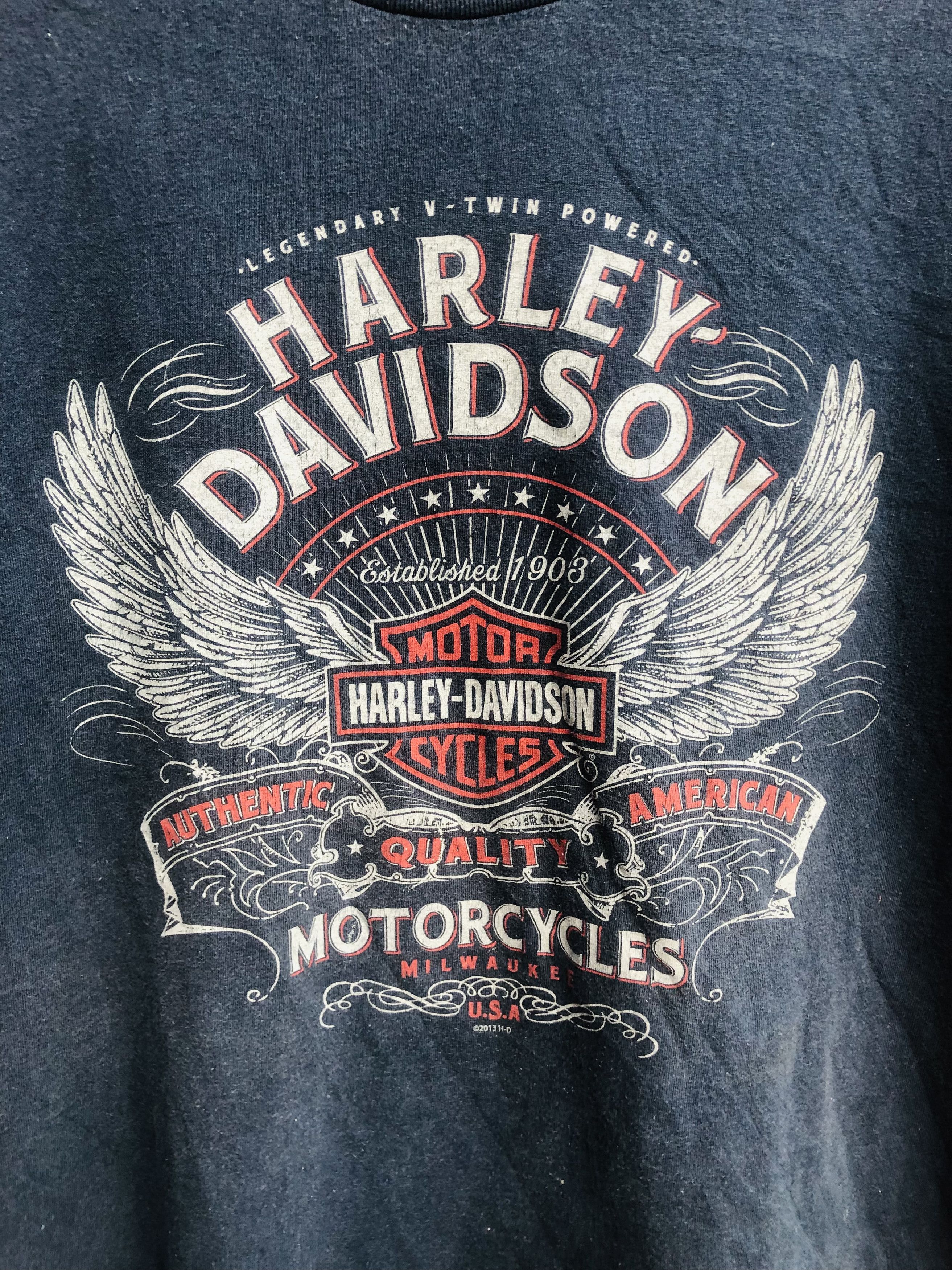 Harley Davidson × Japanese Brand × Vintage Vintage Harley Davidson Legendary V-Twin Shirt Size US XL / EU 56 / 4 - 6 Thumbnail