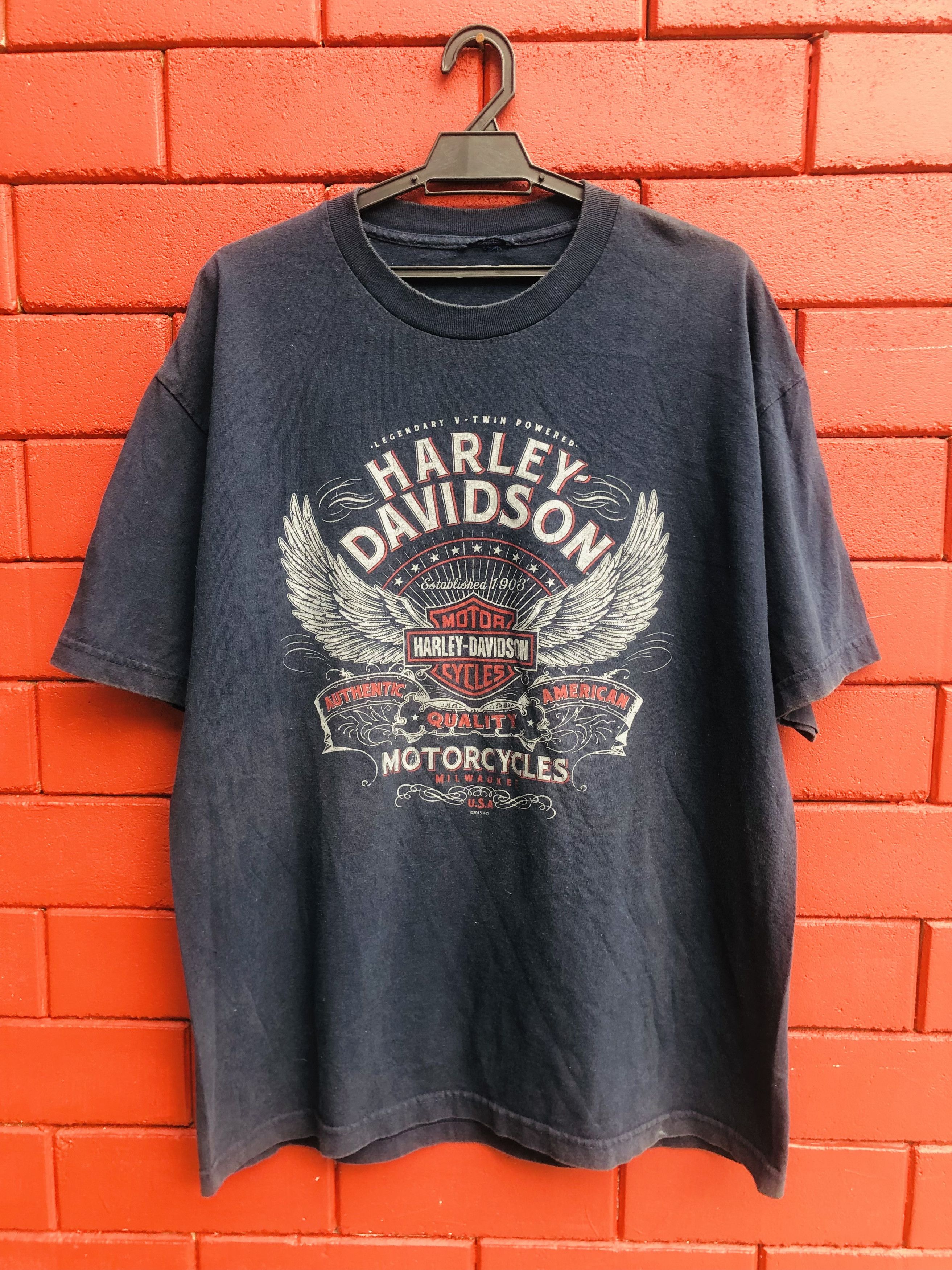 Harley Davidson × Japanese Brand × Vintage Vintage Harley Davidson Legendary V-Twin Shirt Size US XL / EU 56 / 4 - 1 Thumbnail