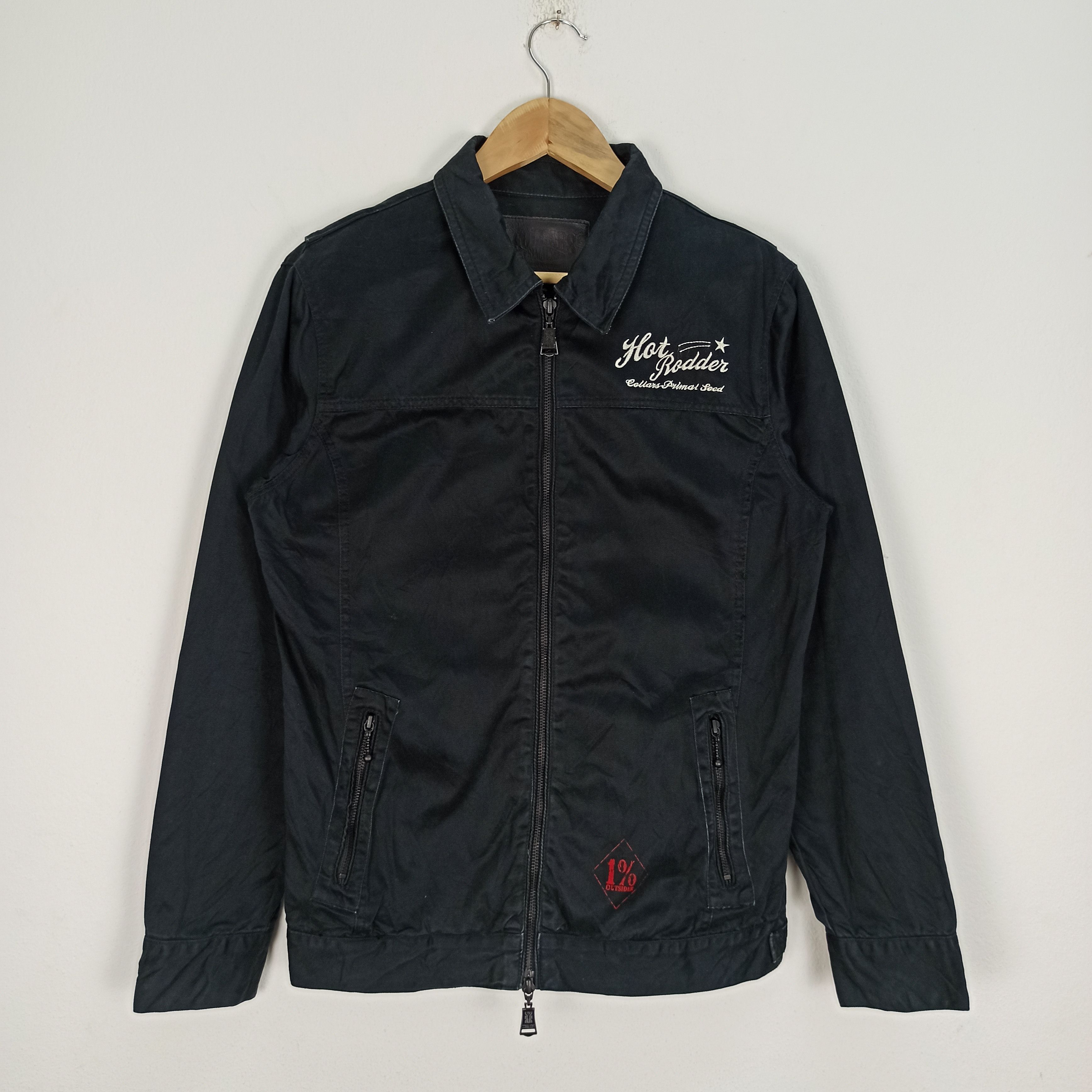 If Six Was Nine Rare Collars Primal Seed Jacket " Hells Motor Engineer Club" Size US L / EU 52-54 / 3 - 4 Thumbnail