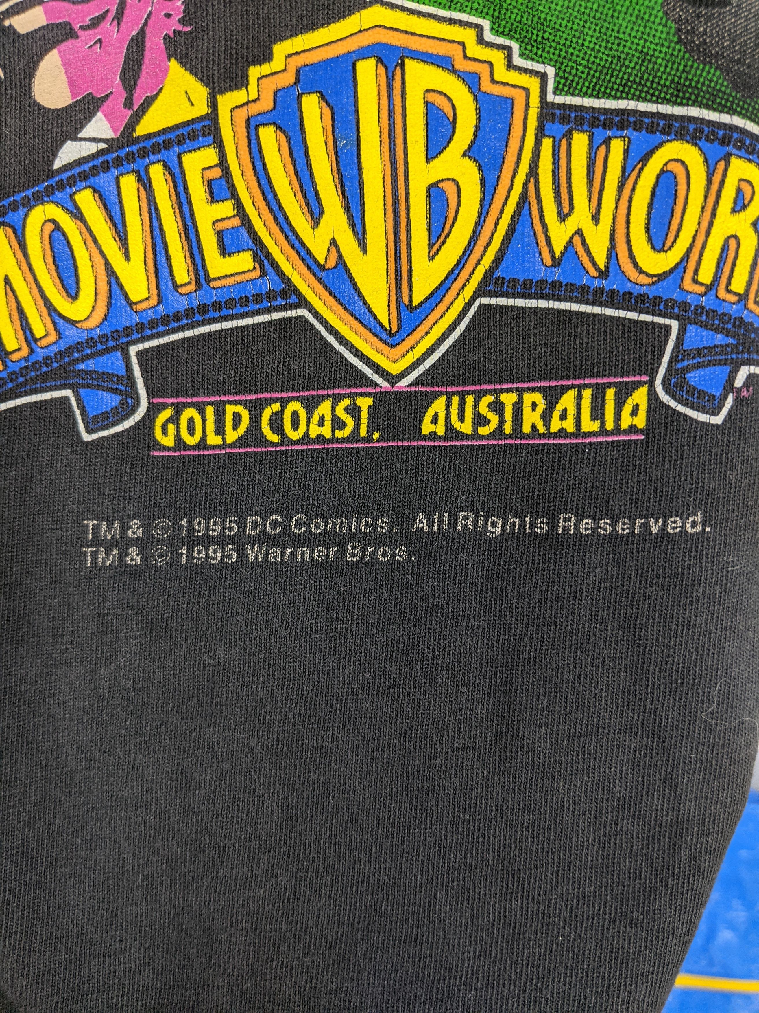 Vintage Vintage Batman Forever 1995 shirt 90s warner bros robin Size US L / EU 52-54 / 3 - 3 Thumbnail