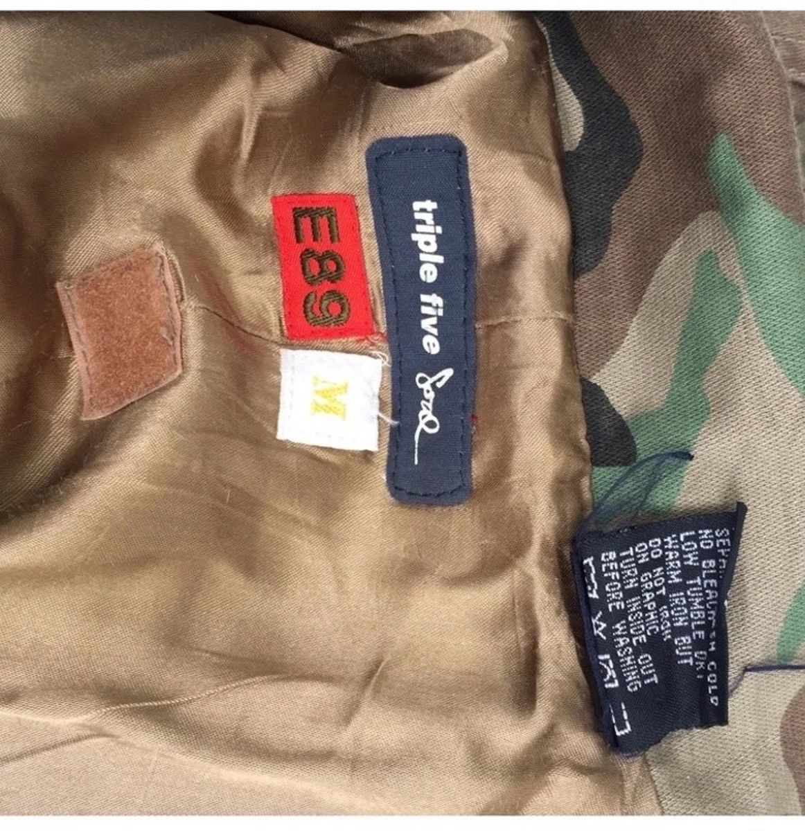 If Six Was Nine × Le Grande Bleu (L.G.B.) 💥AcceptOffer⏰Vintage Camo Triple Five Soul Jacket Size US M / EU 48-50 / 2 - 8 Thumbnail