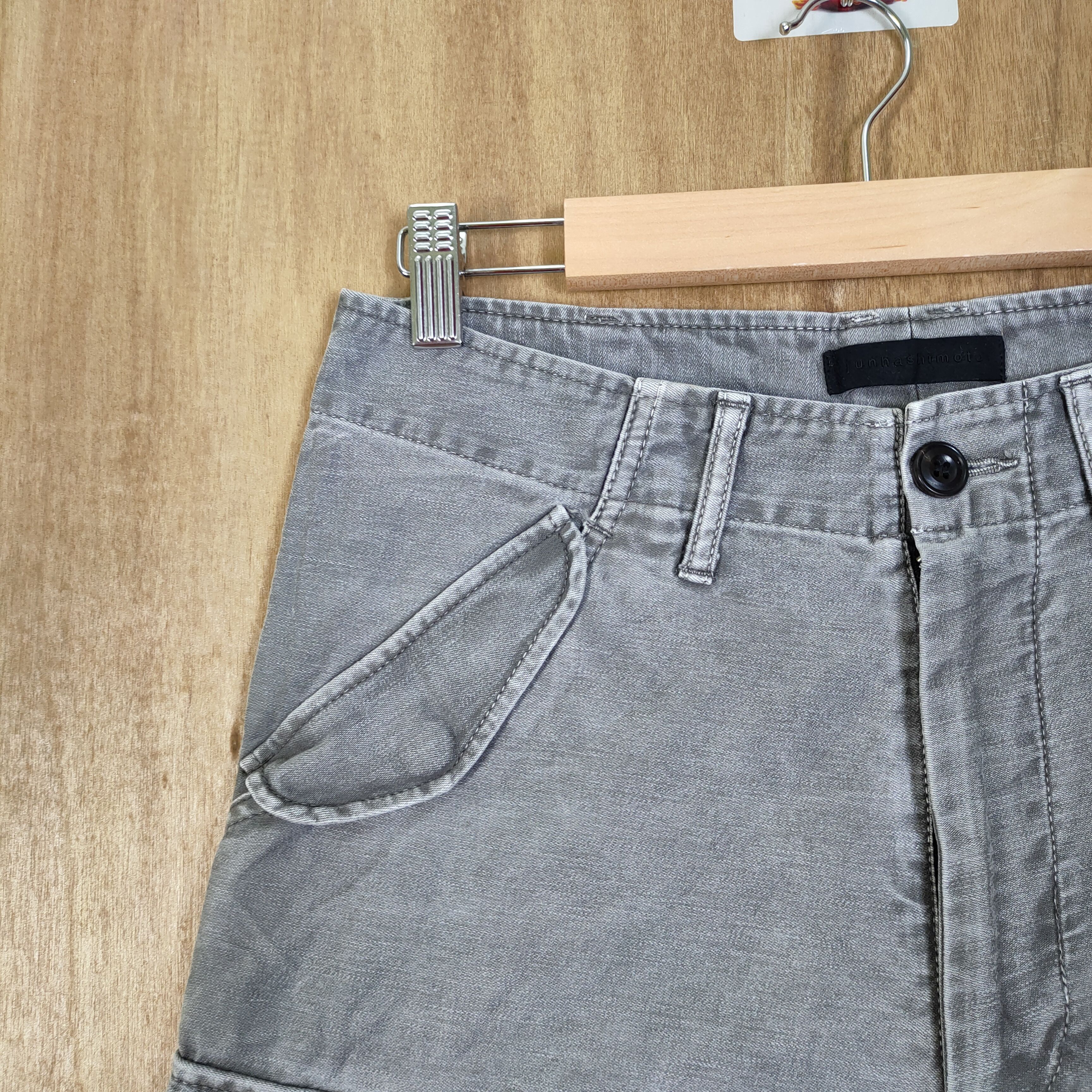 Vintage × junhashimoto VINTAGE JUNHASHIMOTO FADED FLARED CARGO PANTS Size US 30 / EU 46 - 5 Thumbnail