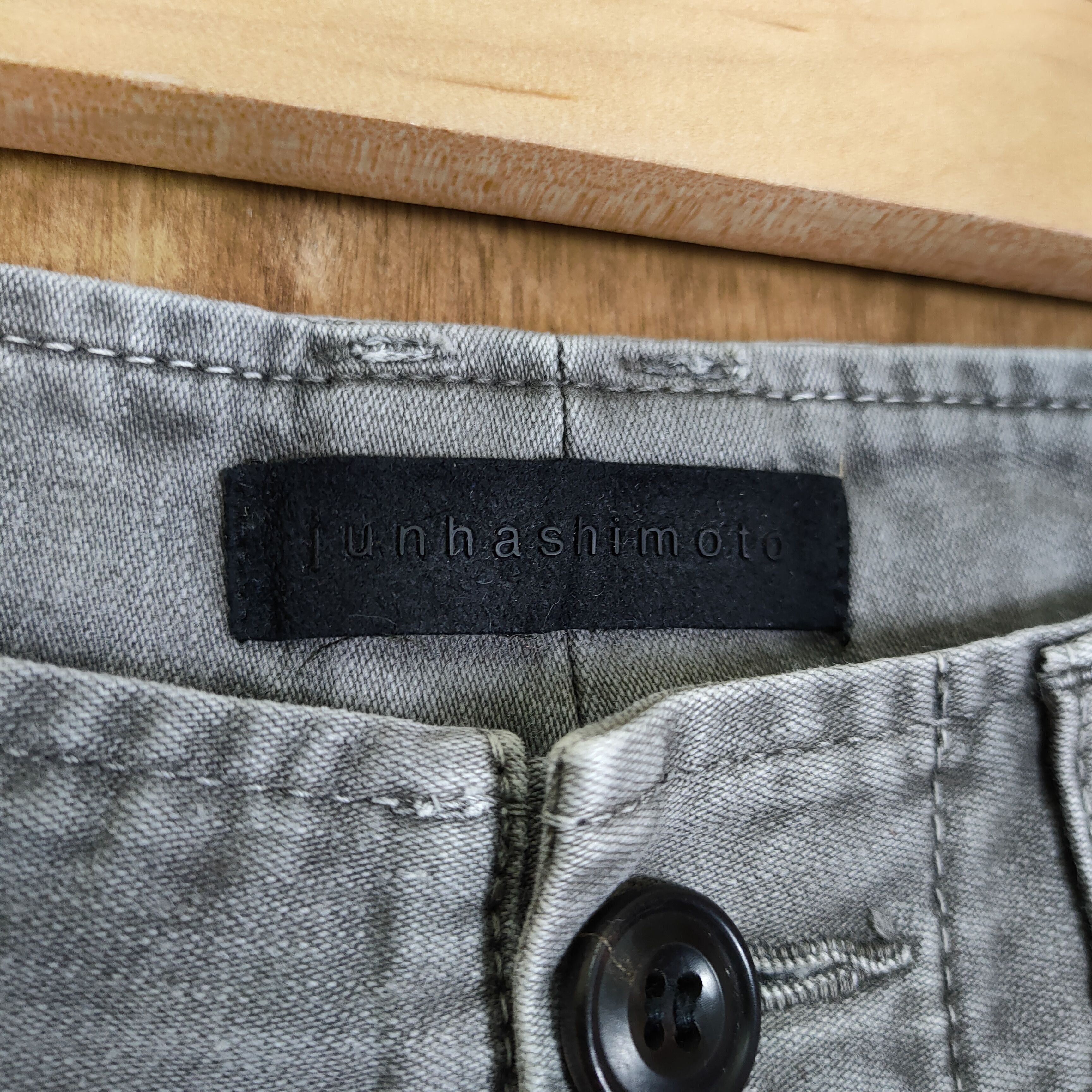 Vintage × junhashimoto VINTAGE JUNHASHIMOTO FADED FLARED CARGO PANTS Size US 30 / EU 46 - 9 Thumbnail