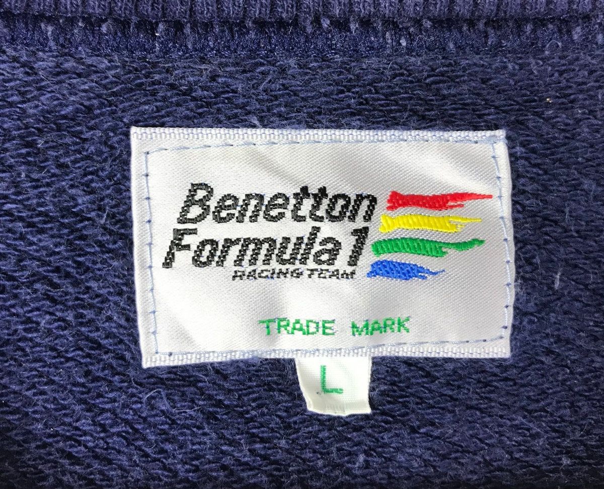 Benetton vintage benneton big logo jumper pullover sweatshirt Size US L / EU 52-54 / 3 - 6 Thumbnail