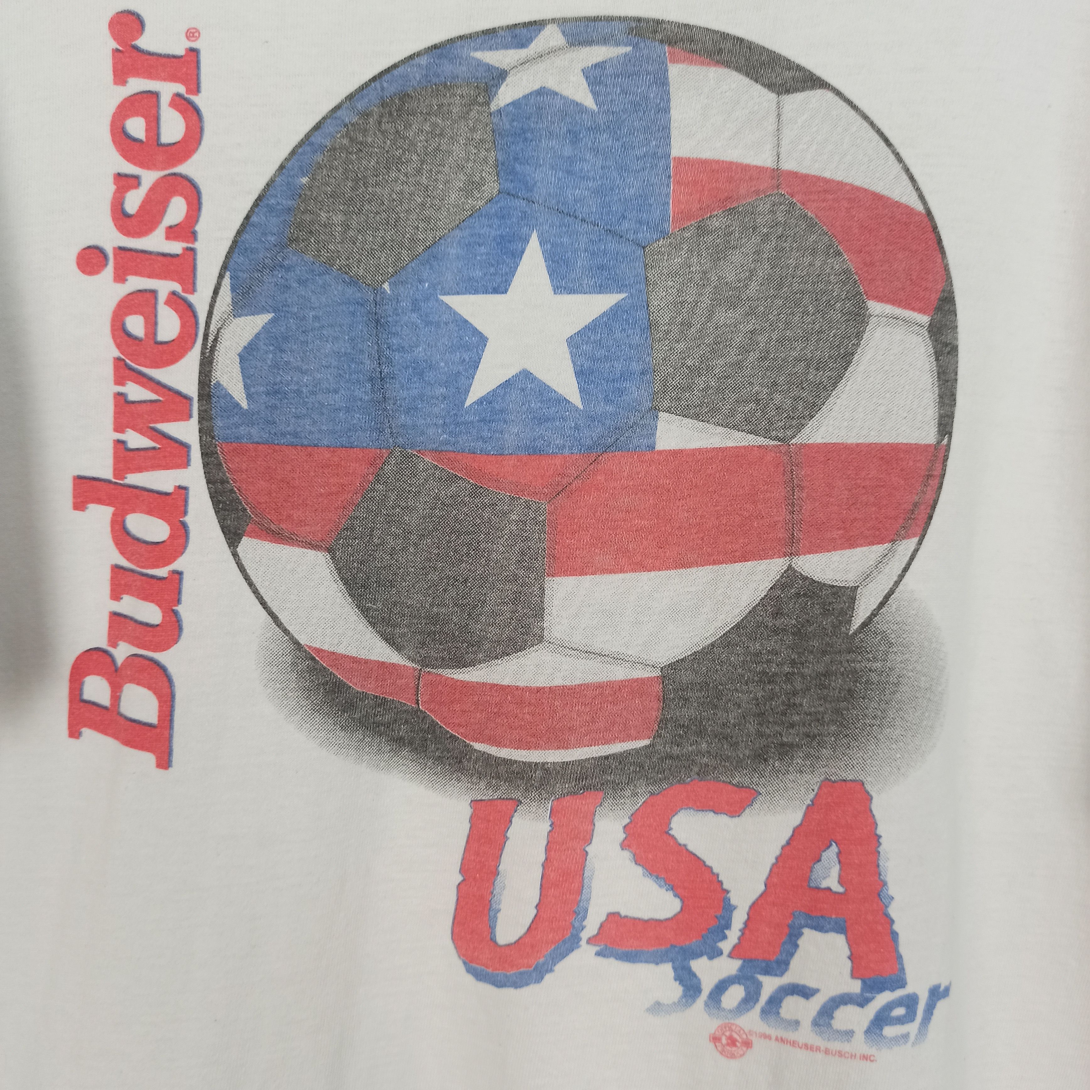 Budweiser Vintage 90s Olympic Soccer Atlanta 1996 Budweiser Tees Size US XL / EU 56 / 4 - 3 Thumbnail