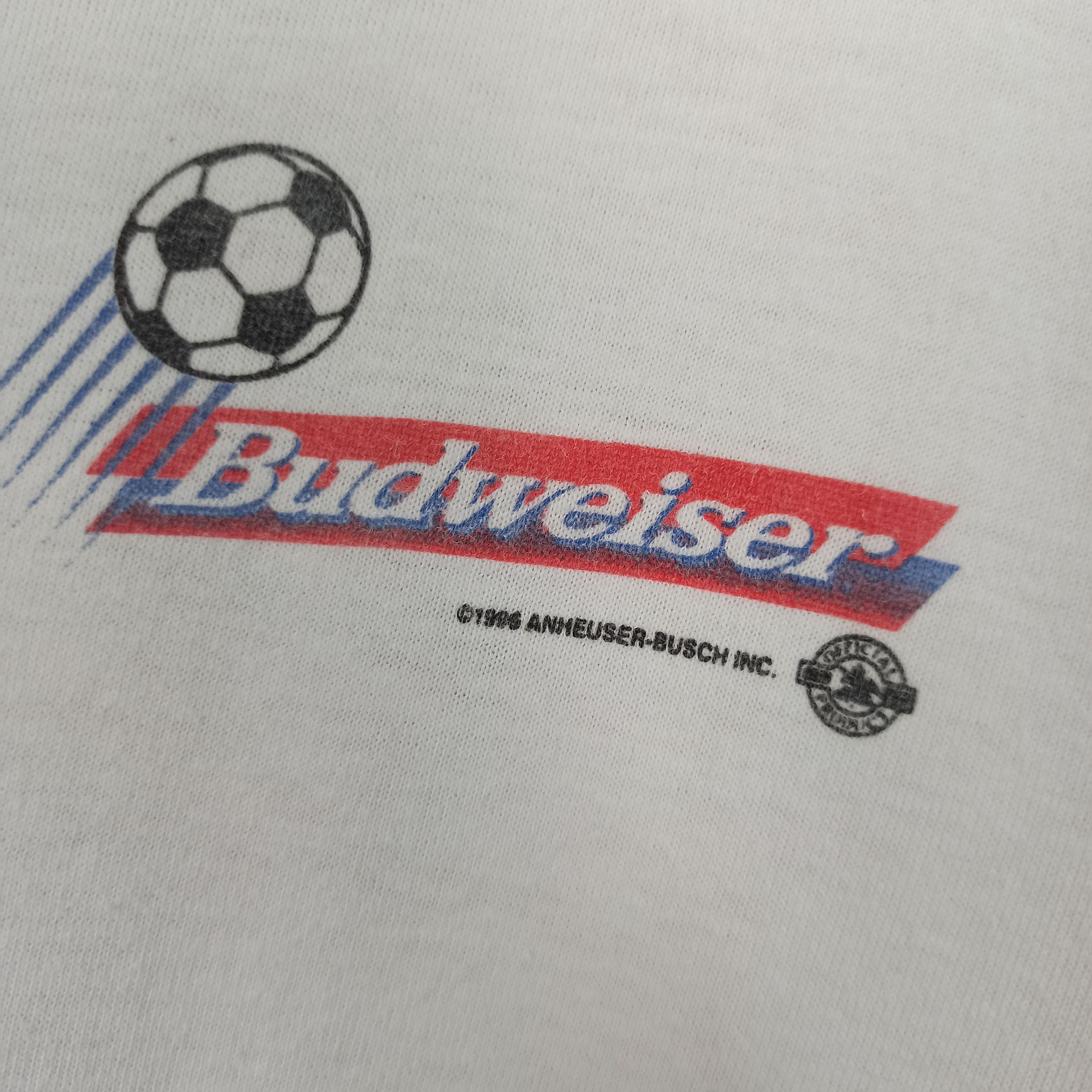 Budweiser Vintage 90s Olympic Soccer Atlanta 1996 Budweiser Tees Size US XL / EU 56 / 4 - 7 Thumbnail