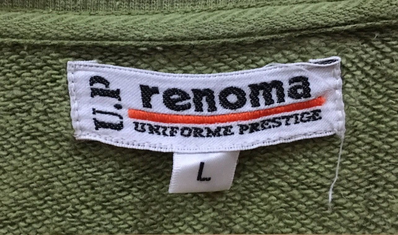 Renoma vintage up renoma big logo jumper pullover sweatshirt Size US L / EU 52-54 / 3 - 5 Thumbnail