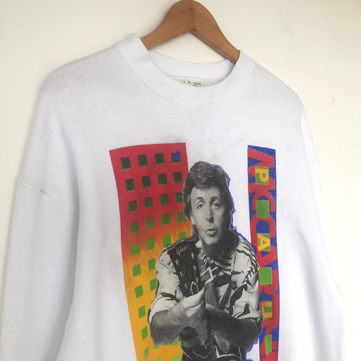 Band Tees vintage 80s the beatles jumper pullover sweatshirt Size US XL / EU 56 / 4 - 3 Thumbnail