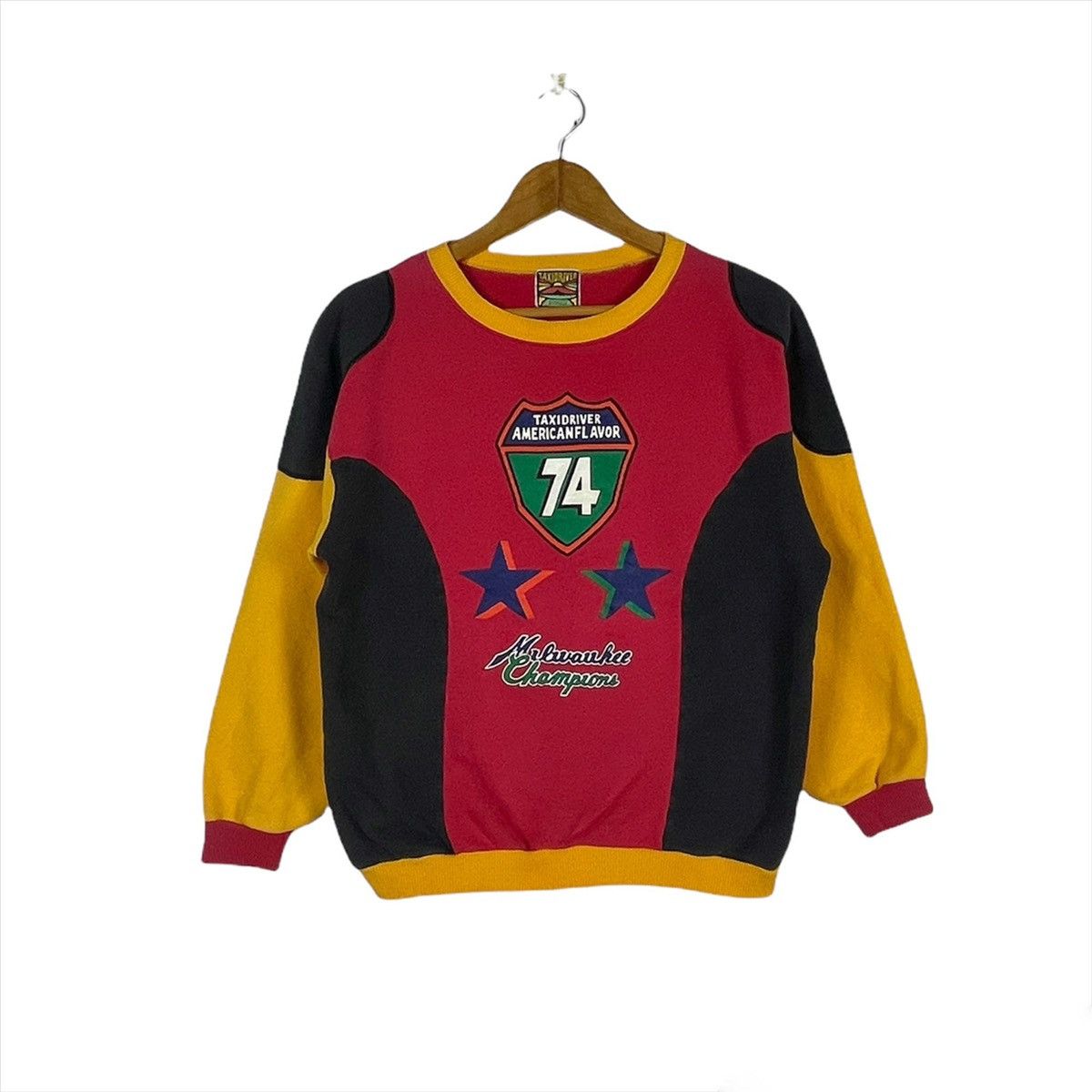 Vintage vintage taxi driver american flavour jumper pullover Size US S / EU 44-46 / 1 - 1 Thumbnail