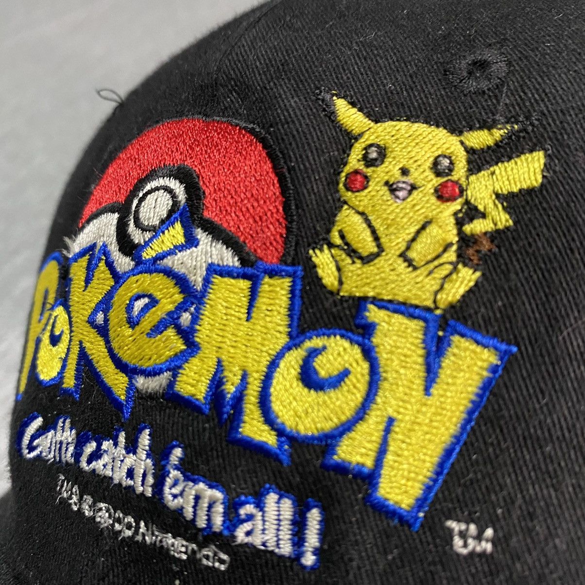 Nintendo × Pokemon × Vintage 💎GRAIL💎 VINTAGE 90’s POKEMON EMBOIDERY CAP Size ONE SIZE - 11 Thumbnail