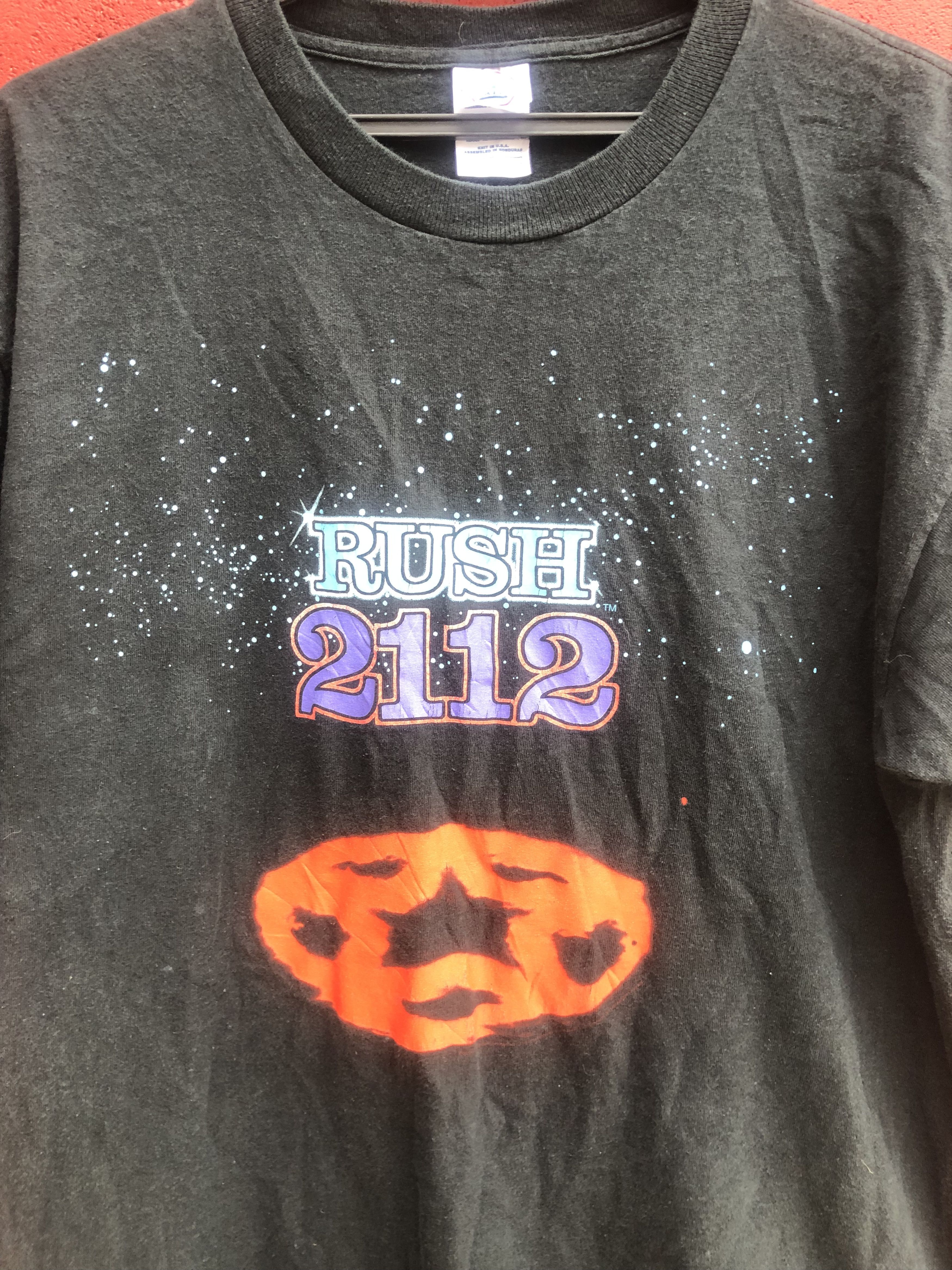 Band Tees × Vintage Vintage Rush 2112 Cover Album Fashion Style Shirt Size US L / EU 52-54 / 3 - 5 Thumbnail