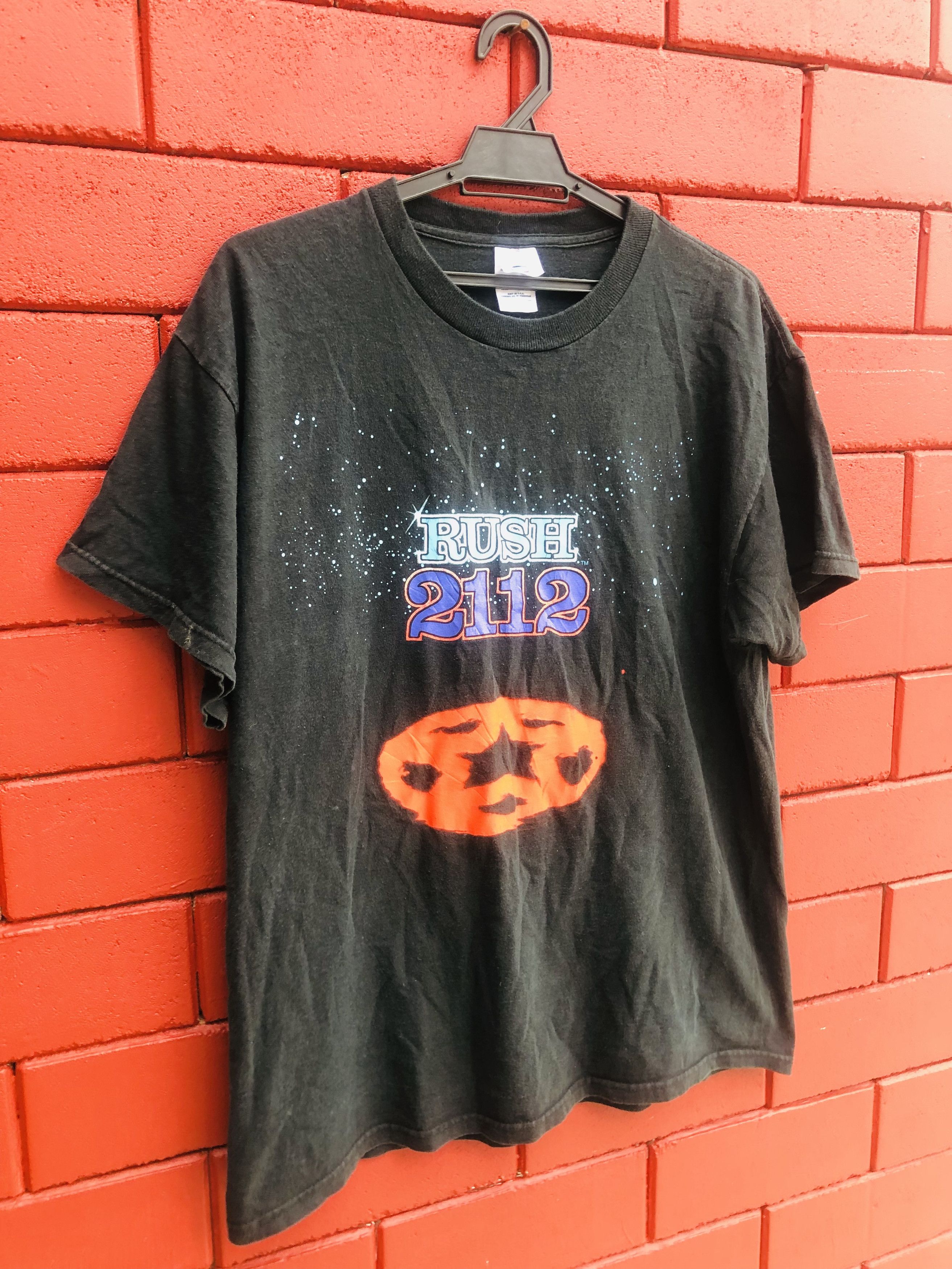 Band Tees × Vintage Vintage Rush 2112 Cover Album Fashion Style Shirt Size US L / EU 52-54 / 3 - 3 Thumbnail