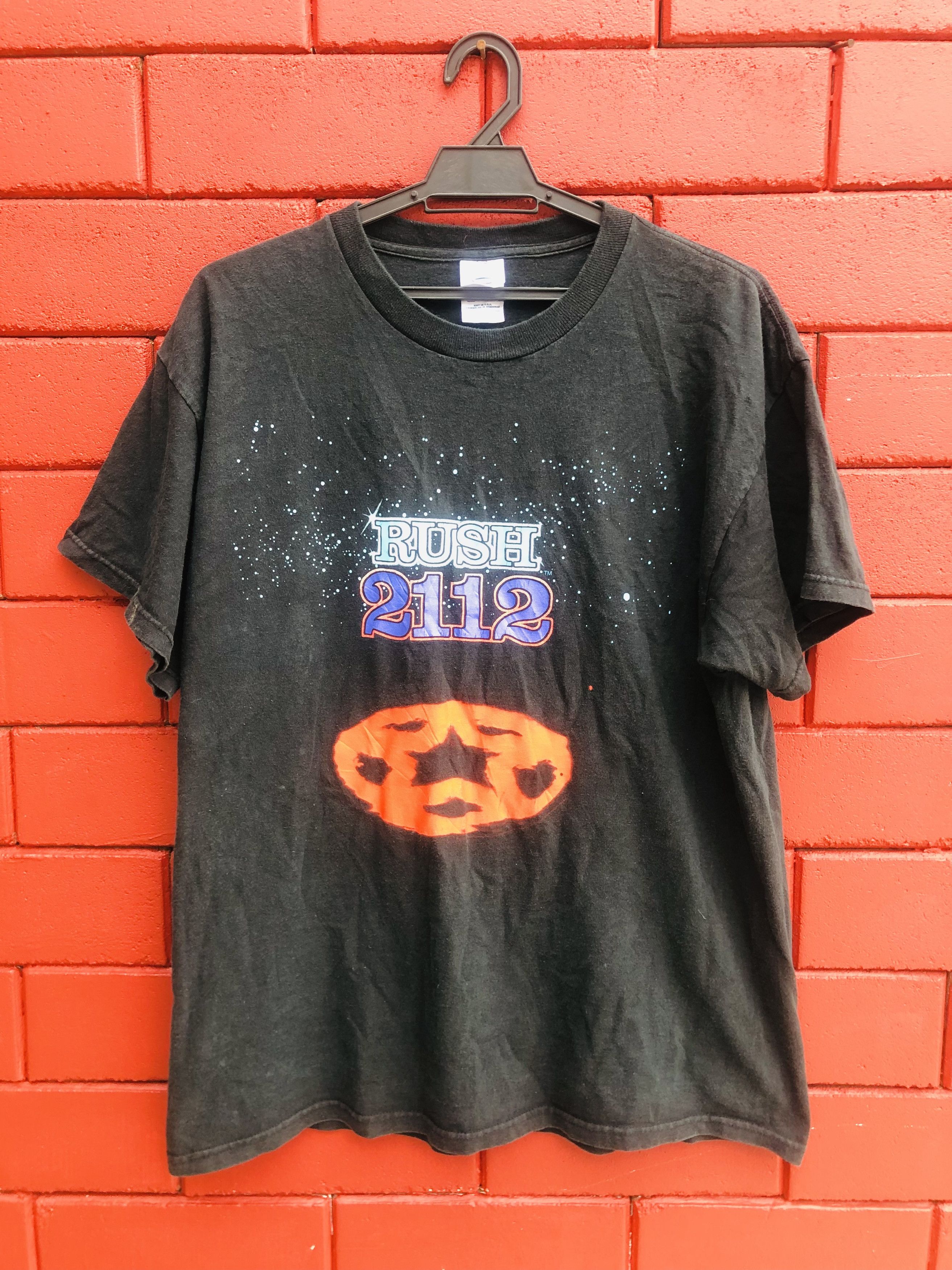Band Tees × Vintage Vintage Rush 2112 Cover Album Fashion Style Shirt Size US L / EU 52-54 / 3 - 1 Thumbnail