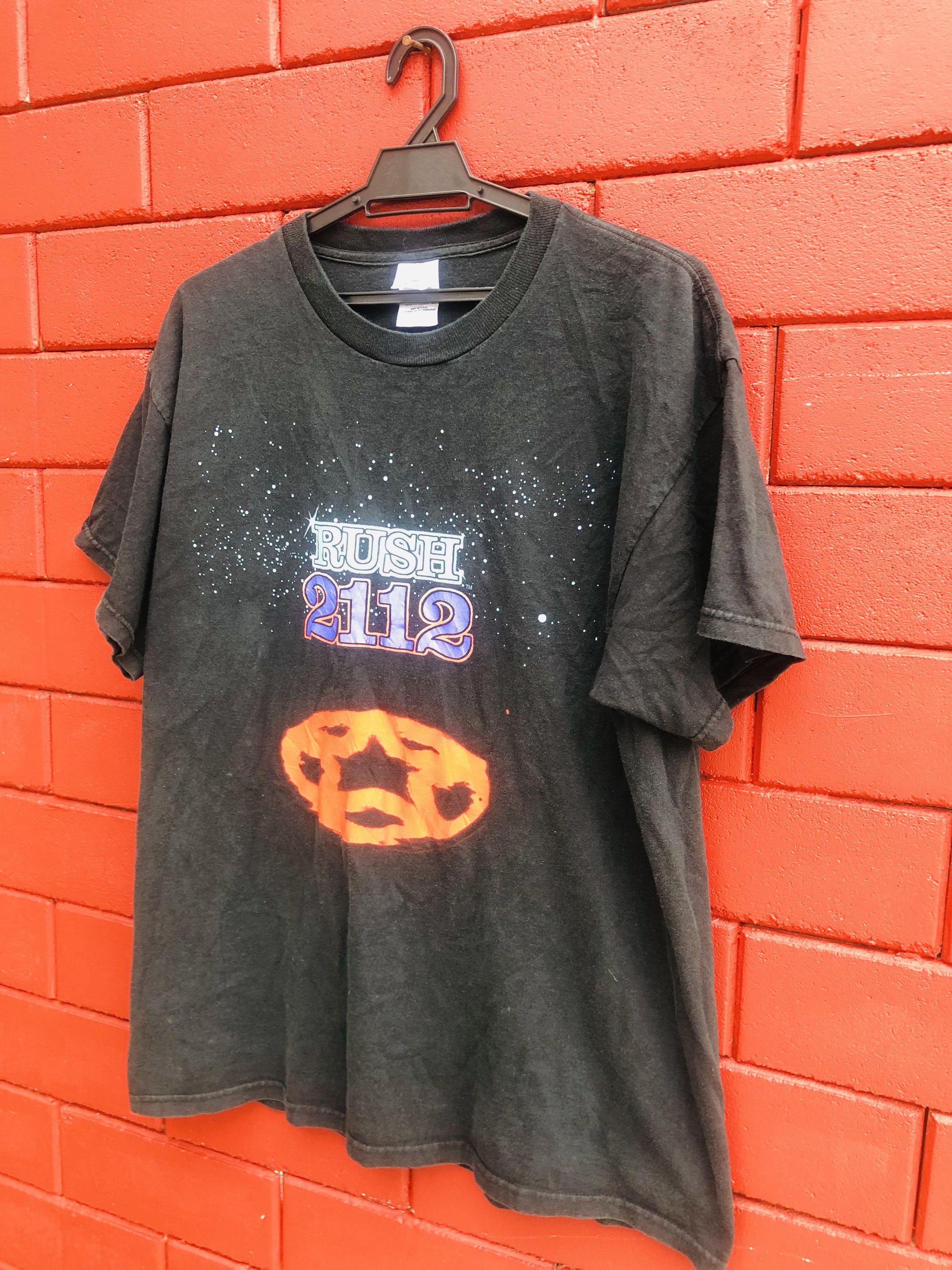 Band Tees × Vintage Vintage Rush 2112 Cover Album Fashion Style Shirt Size US L / EU 52-54 / 3 - 4 Thumbnail
