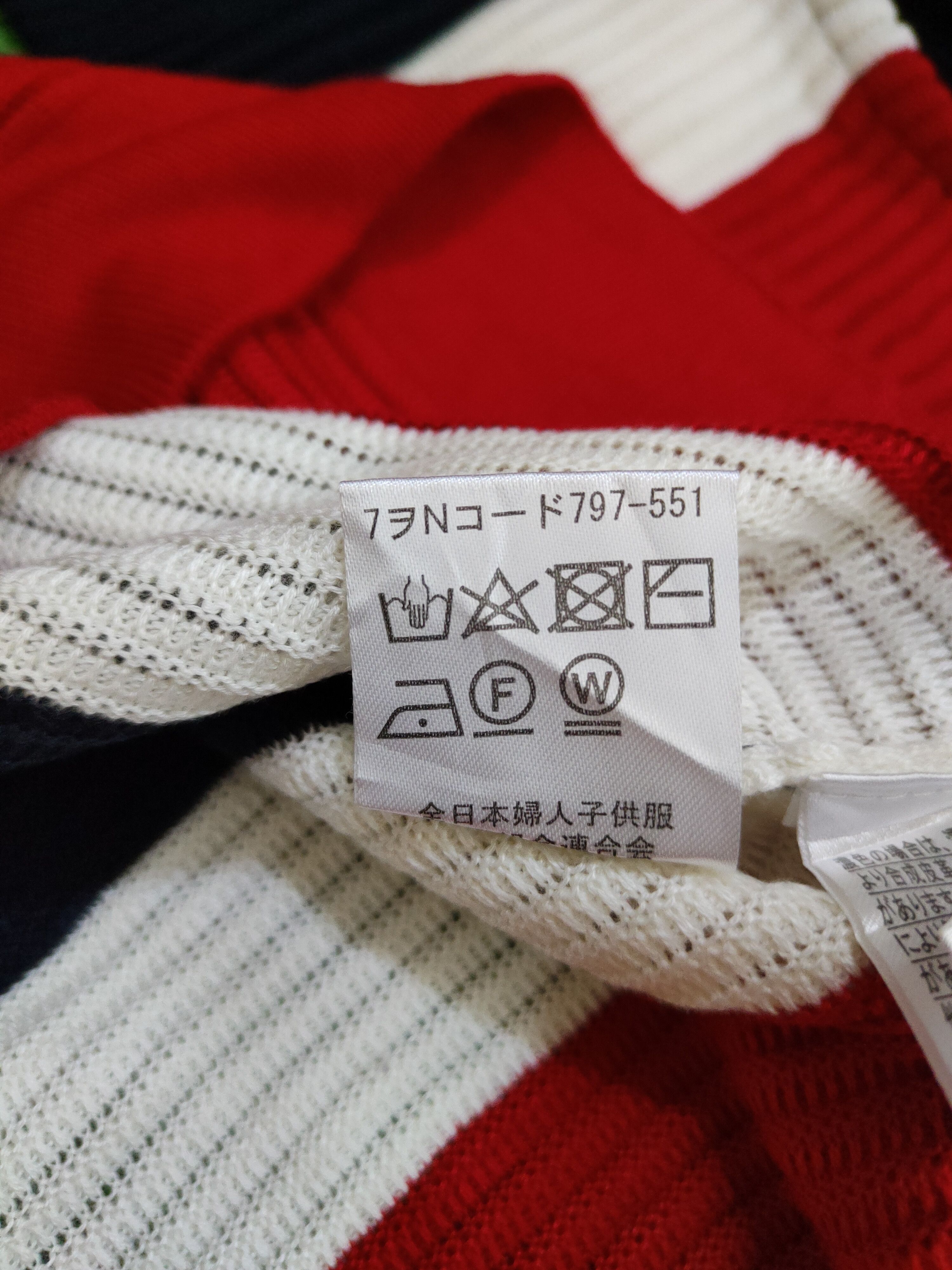 Junko Shimada Part 2 by Junko Shimada Blue/Red Knitwear #188B Size US L / EU 52-54 / 3 - 10 Thumbnail