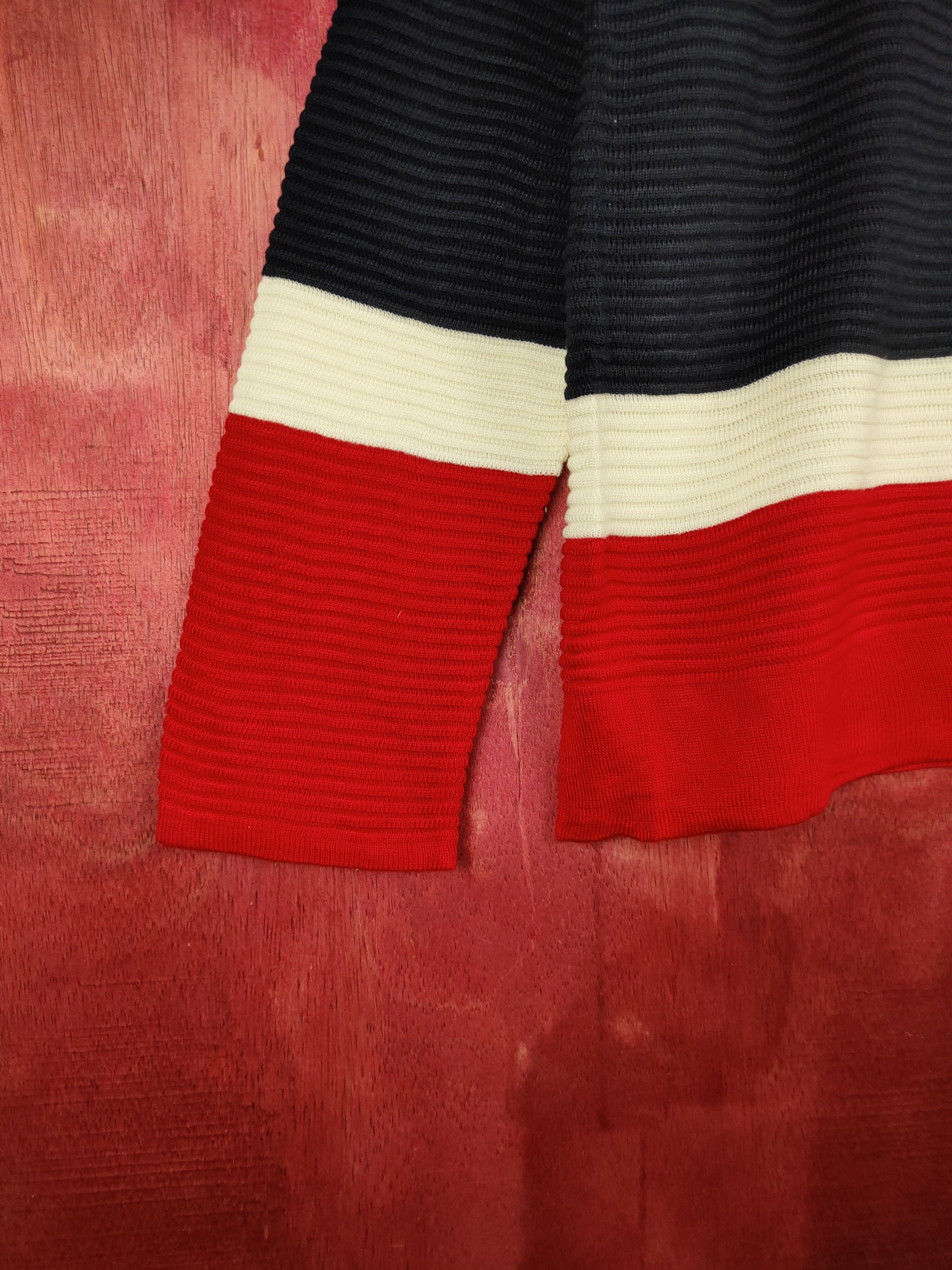 Junko Shimada Part 2 by Junko Shimada Blue/Red Knitwear #188B Size US L / EU 52-54 / 3 - 4 Thumbnail
