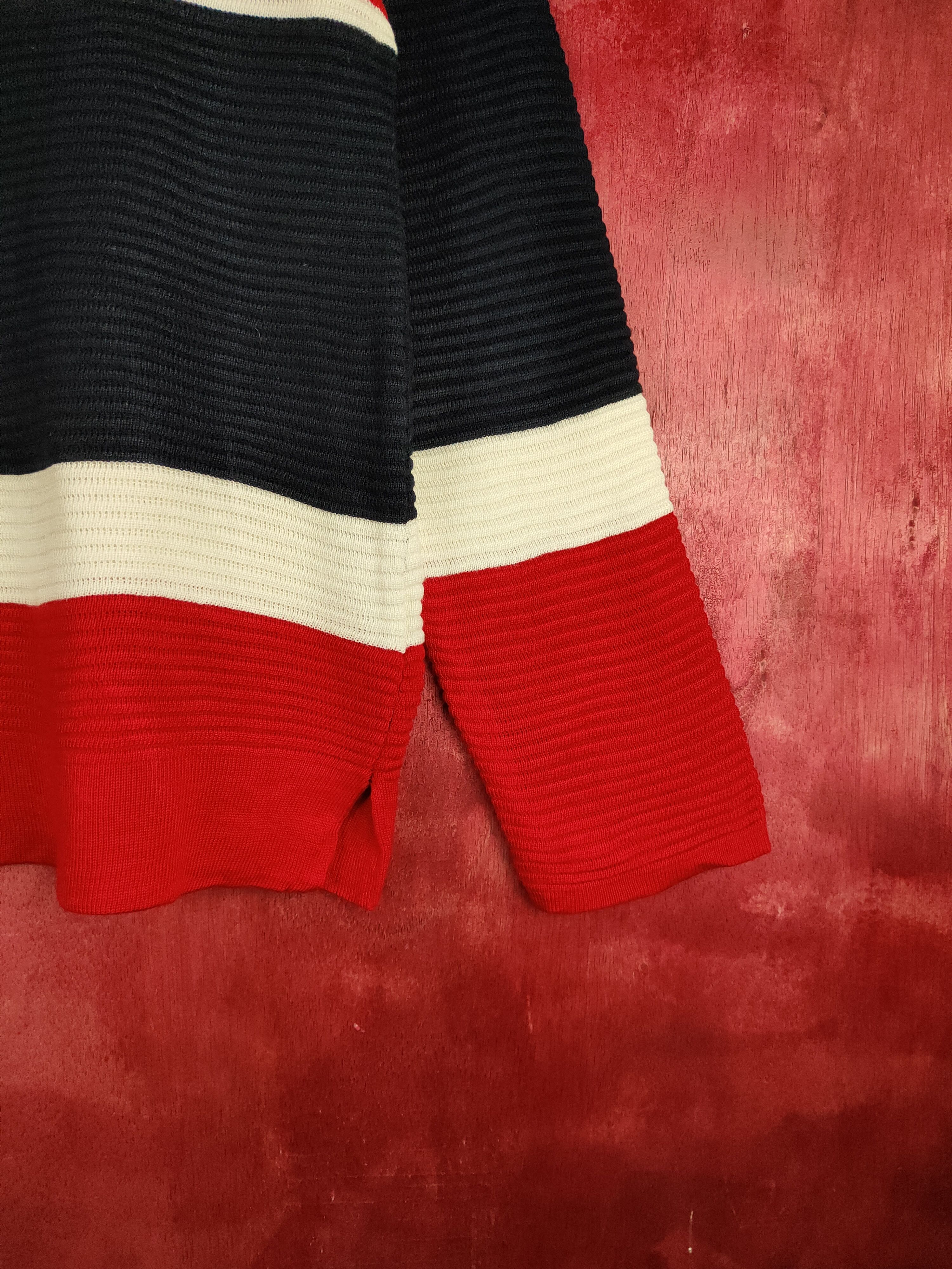 Junko Shimada Part 2 by Junko Shimada Blue/Red Knitwear #188B Size US L / EU 52-54 / 3 - 6 Thumbnail