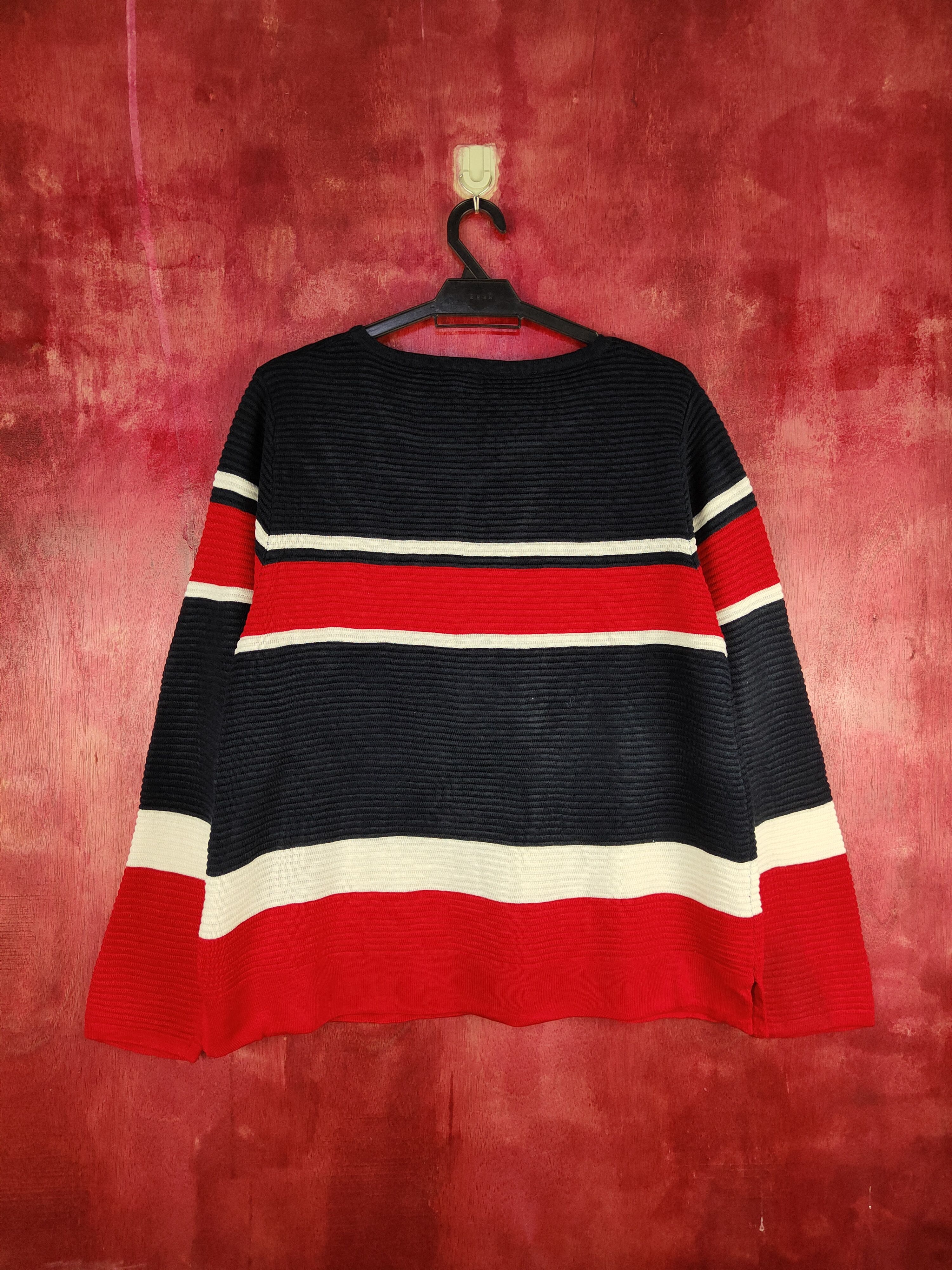 Junko Shimada Part 2 by Junko Shimada Blue/Red Knitwear #188B Size US L / EU 52-54 / 3 - 7 Thumbnail