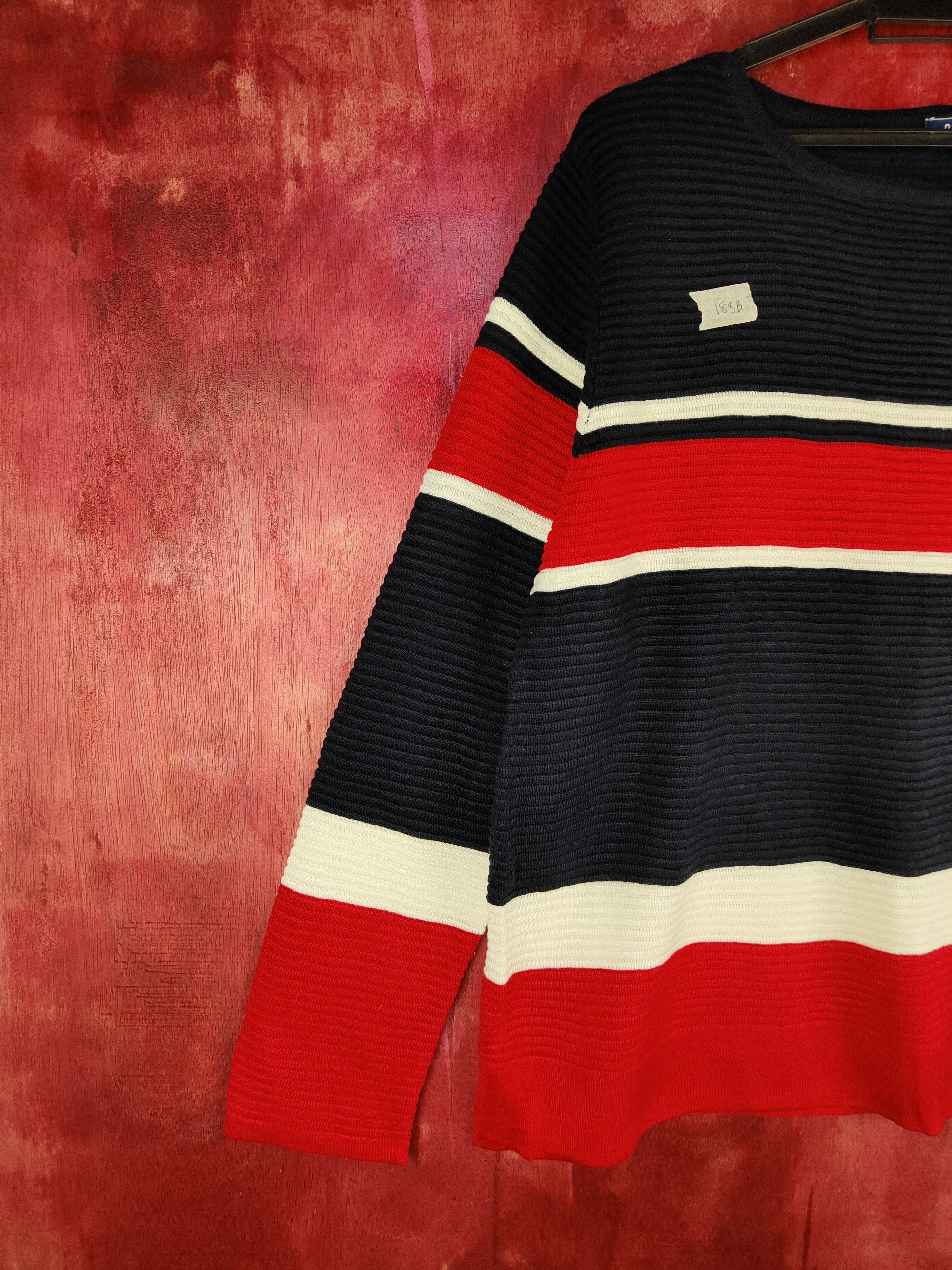 Junko Shimada Part 2 by Junko Shimada Blue/Red Knitwear #188B Size US L / EU 52-54 / 3 - 3 Thumbnail