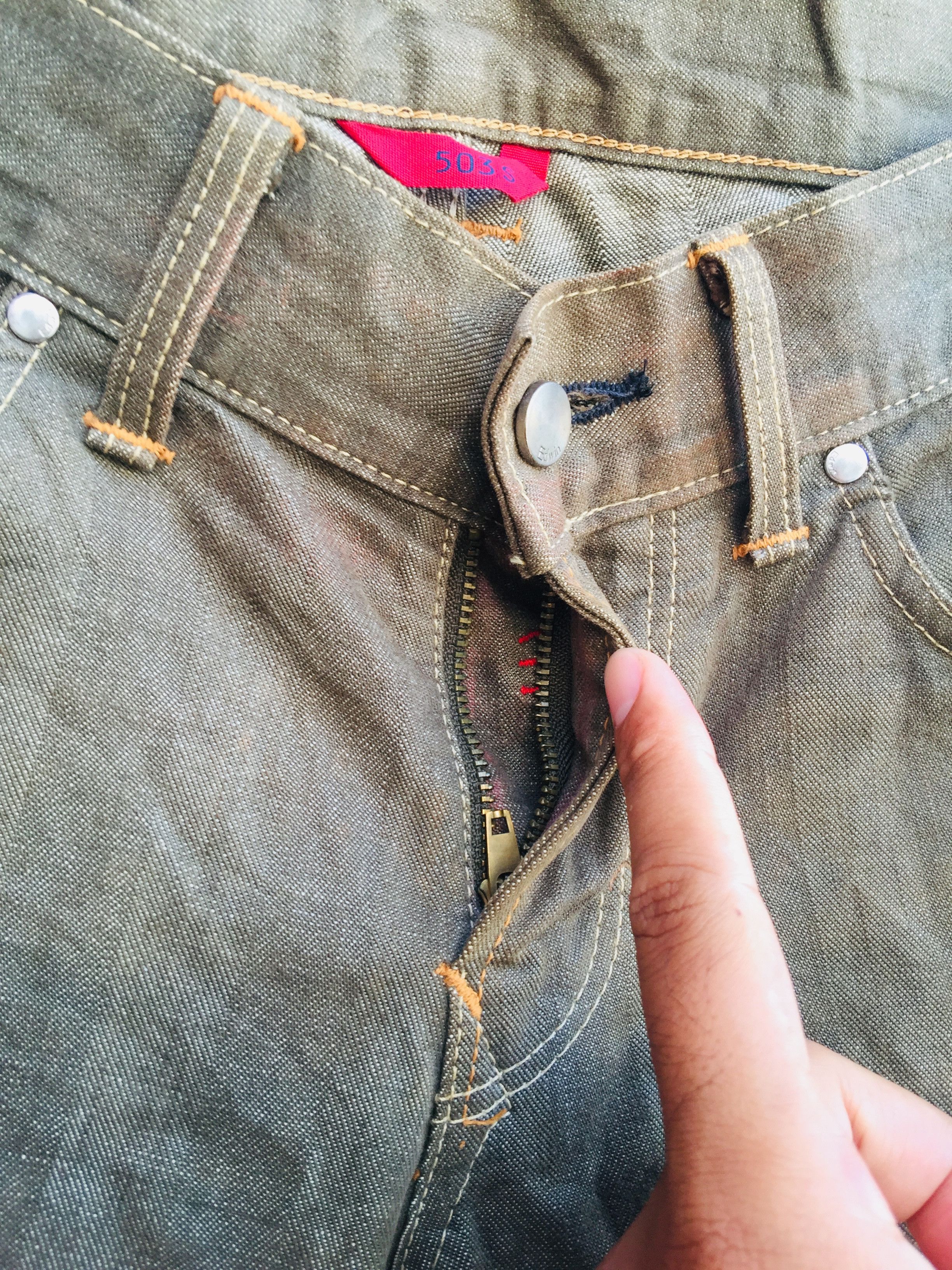 Edwin × Japanese Brand Vintage Edwin Distressed Denim Travis Scott Fashion Style Size US 32 / EU 48 - 7 Thumbnail