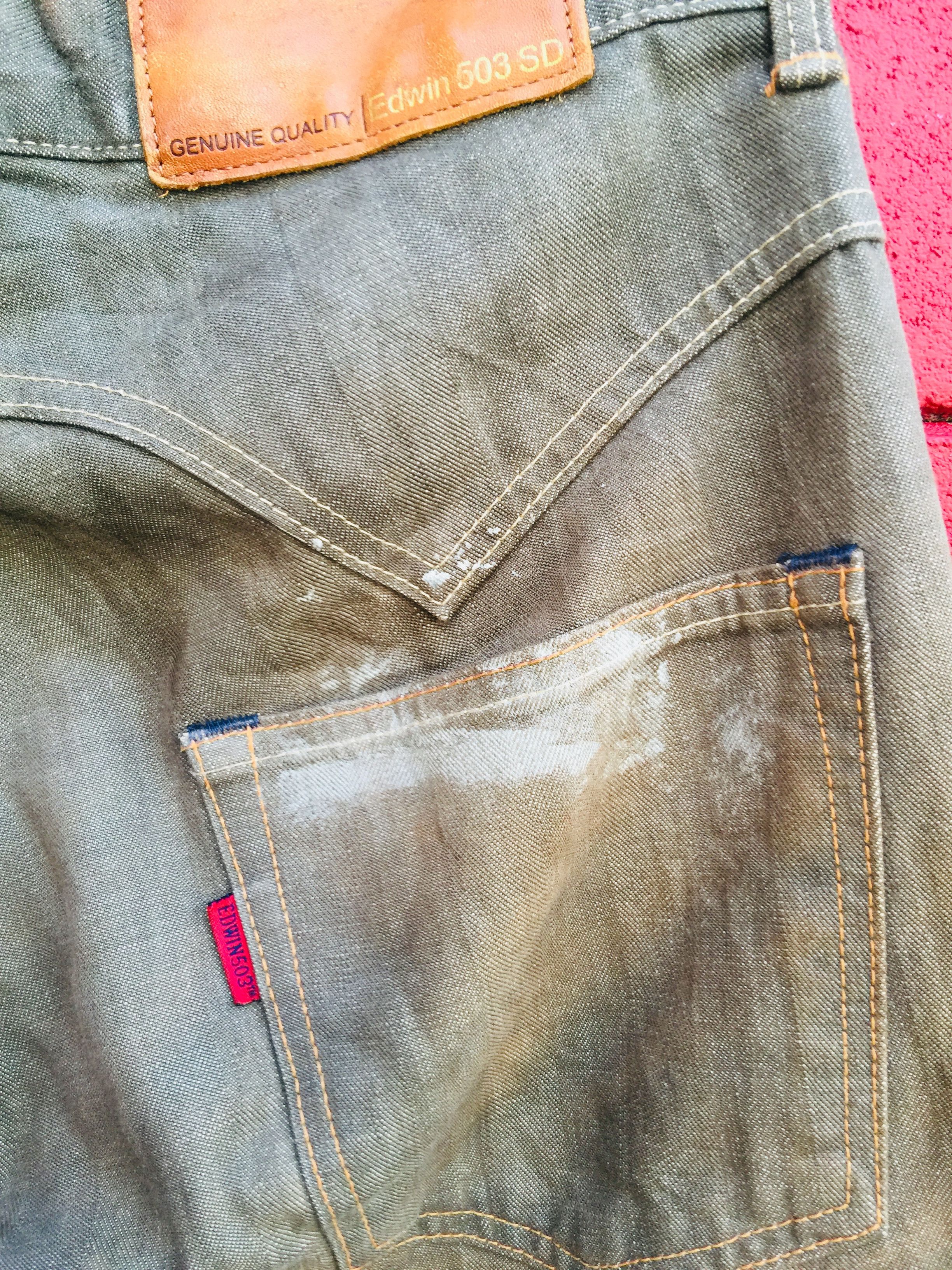Edwin × Japanese Brand Vintage Edwin Distressed Denim Travis Scott Fashion Style Size US 32 / EU 48 - 9 Thumbnail