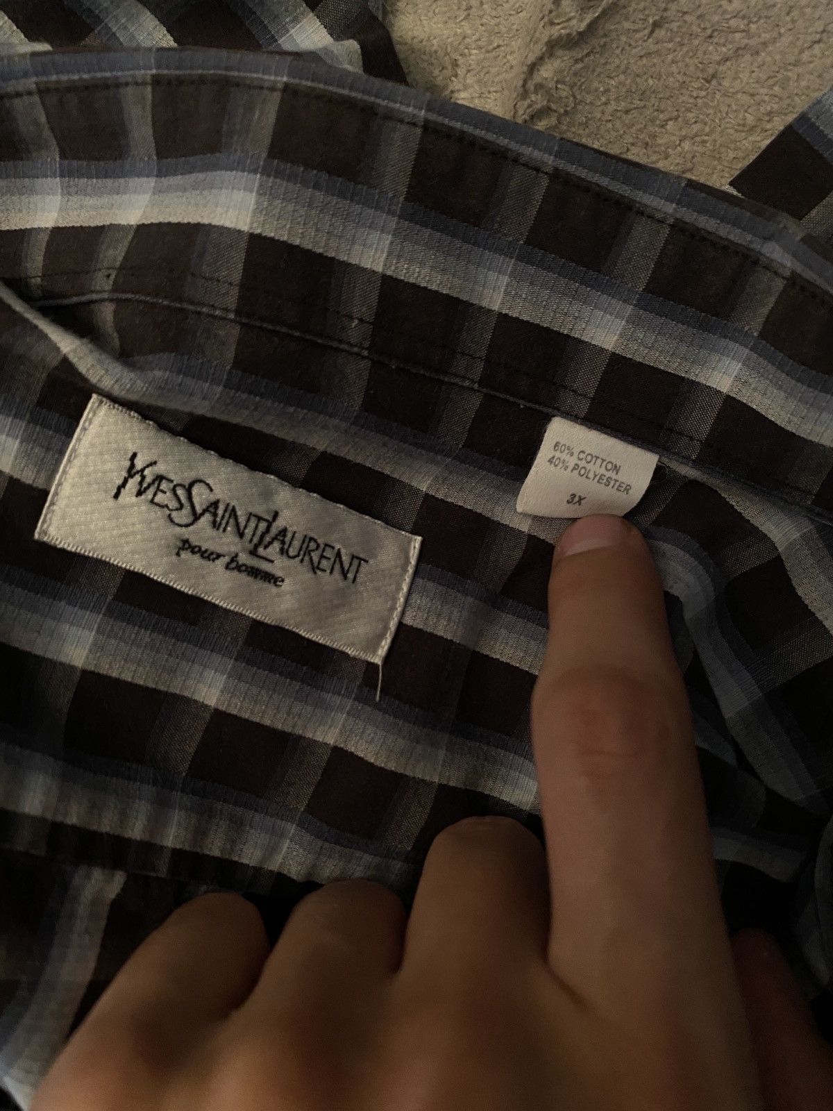 Yves Saint Laurent Summer YSL Shirt Yves Saint Laurent Shirt Size US XXL / EU 58 / 5 - 5 Thumbnail