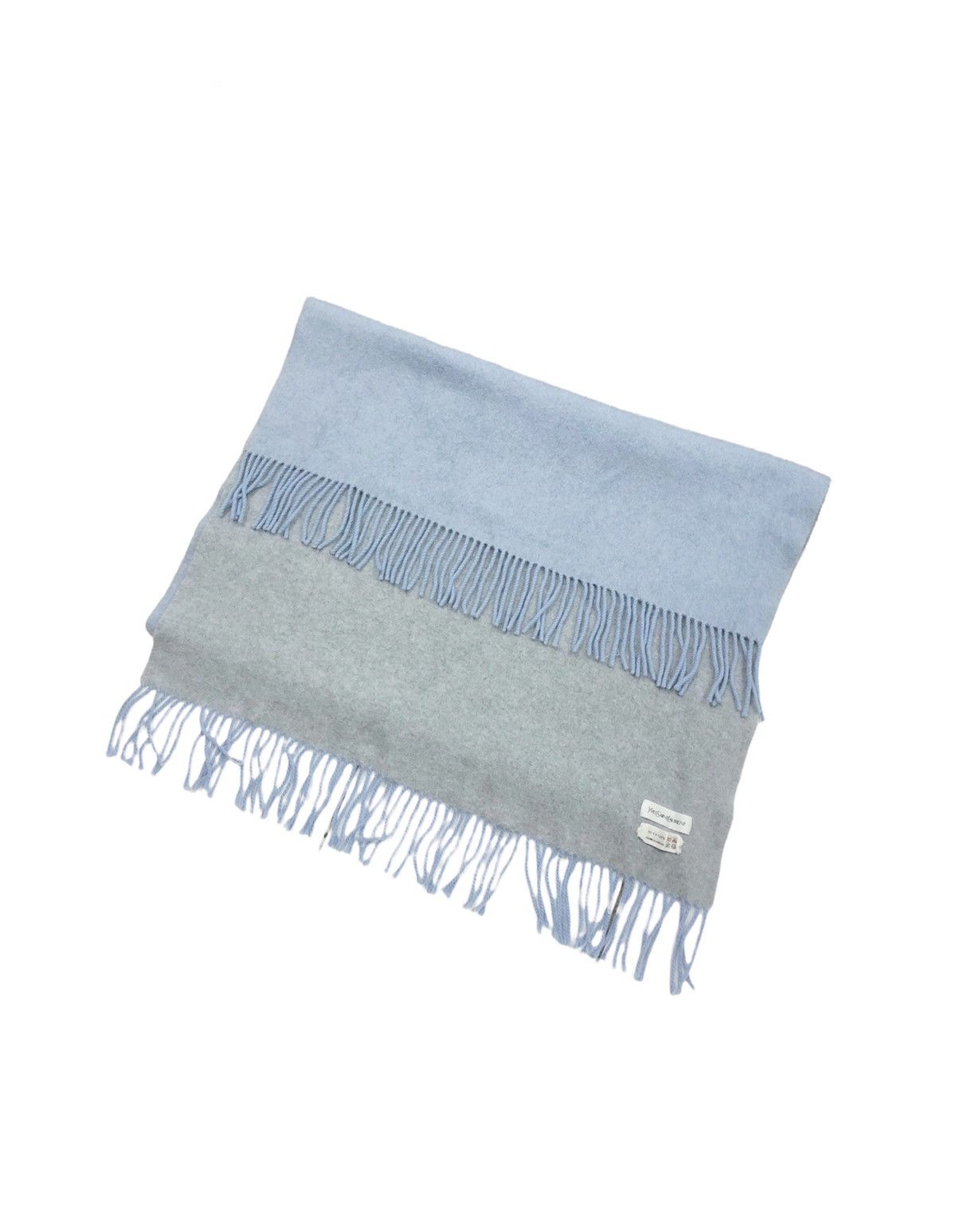 Vintage × Yves Saint Laurent Vintage 90s YSL wool body Shawl scarf muffler Size ONE SIZE - 1 Thumbnail