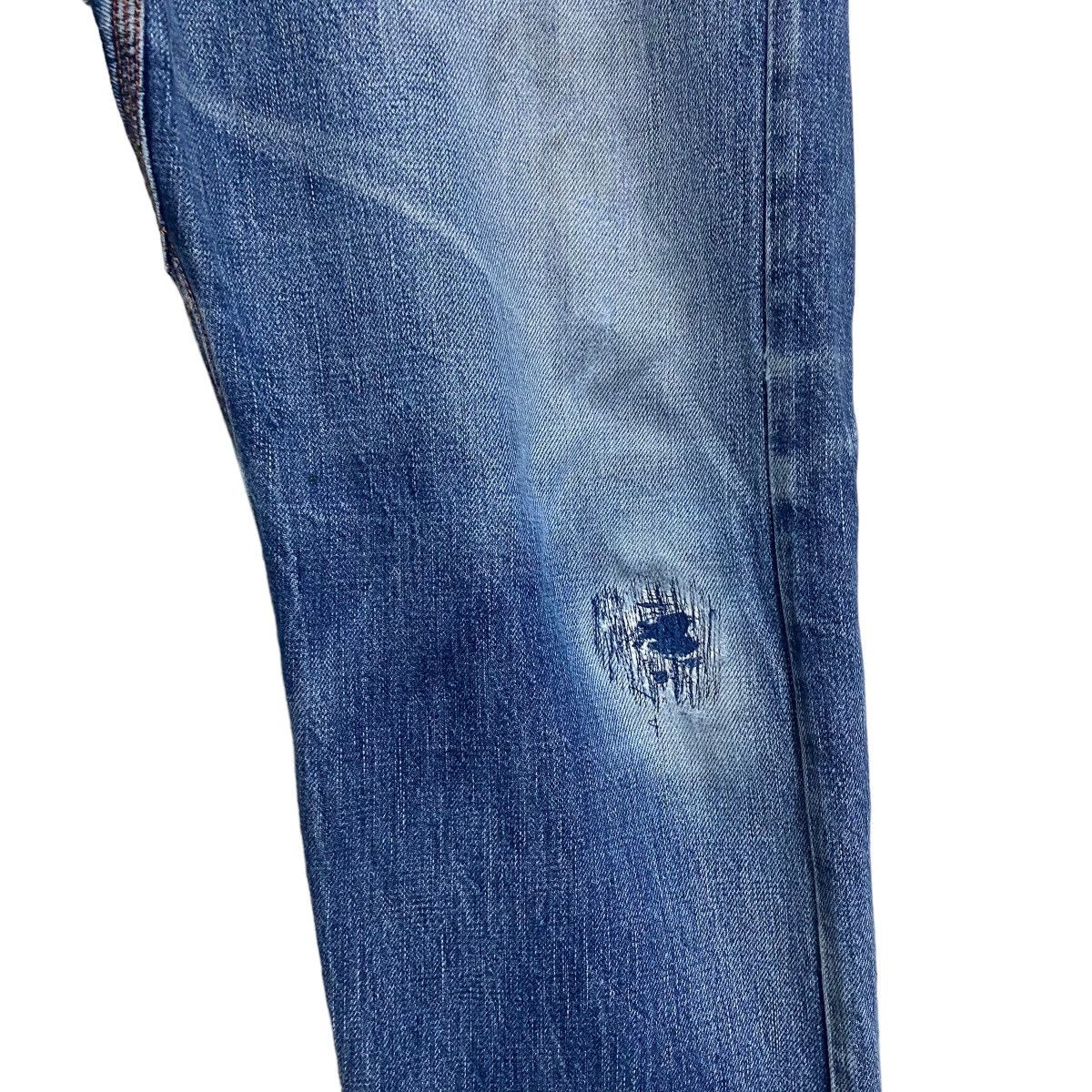 Wild Things Wildthings X Kato Repaired Denim Selvedge Pants Size US 32 / EU 48 - 7 Thumbnail