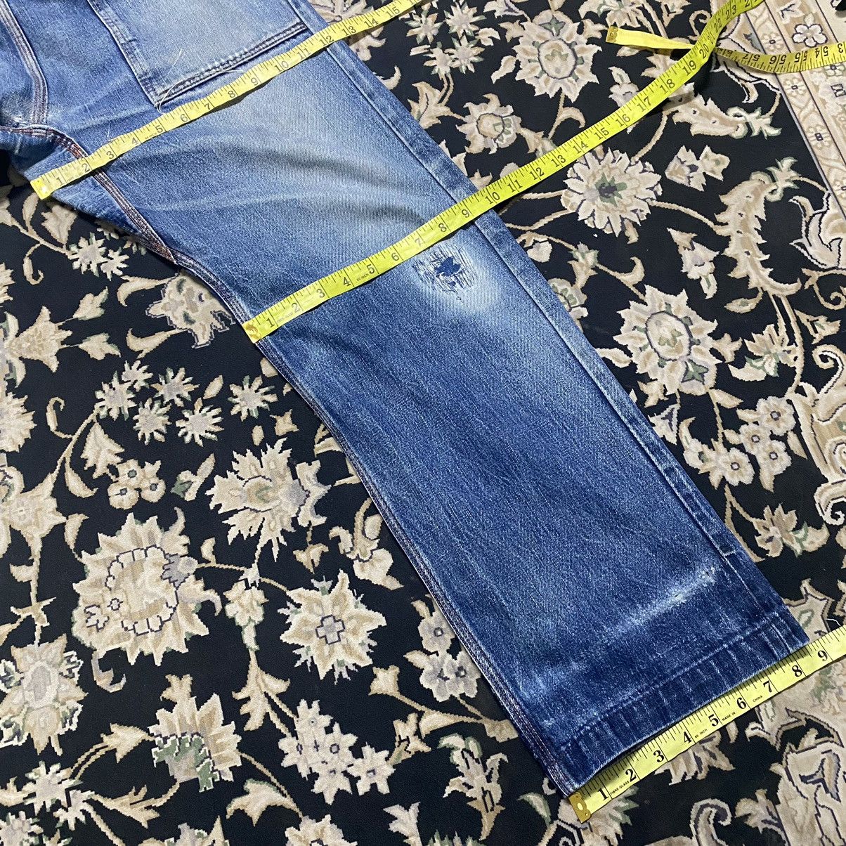 Wild Things Wildthings X Kato Repaired Denim Selvedge Pants Size US 32 / EU 48 - 24 Thumbnail