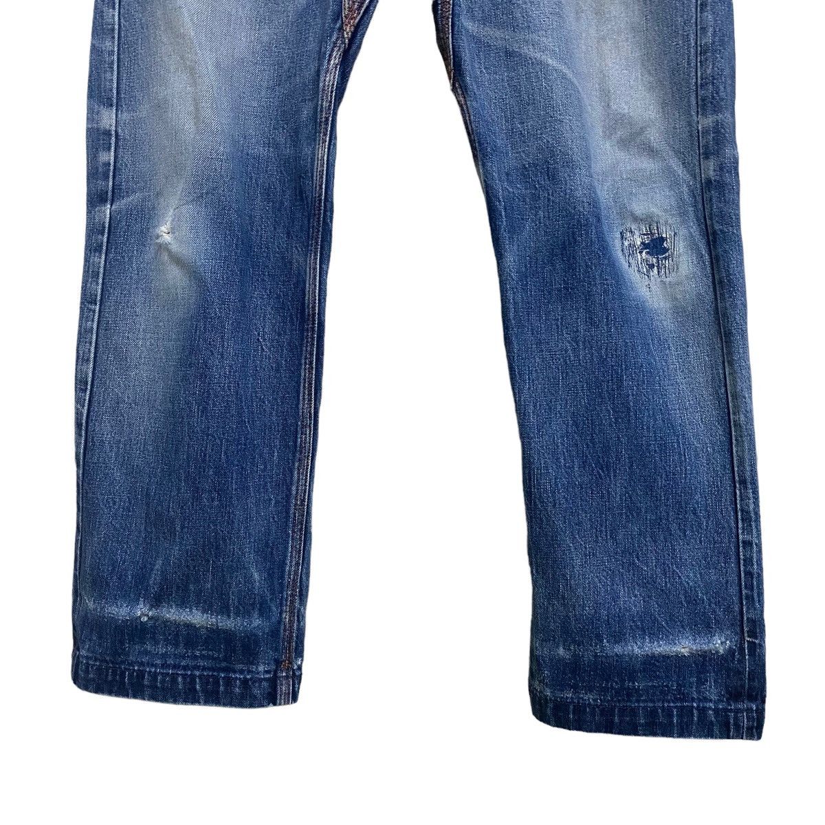 Wild Things Wildthings X Kato Repaired Denim Selvedge Pants Size US 32 / EU 48 - 6 Thumbnail