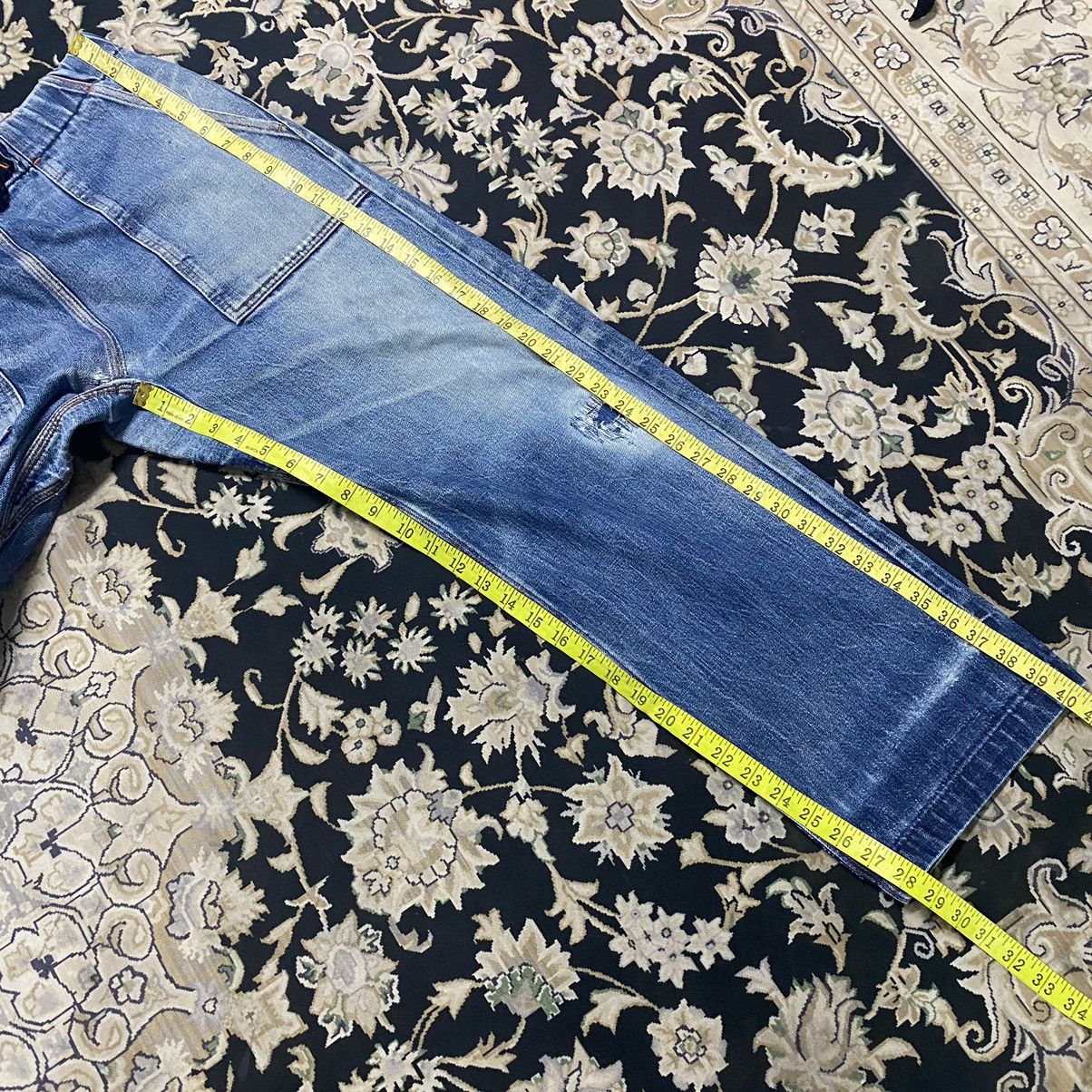 Wild Things Wildthings X Kato Repaired Denim Selvedge Pants Size US 32 / EU 48 - 23 Thumbnail