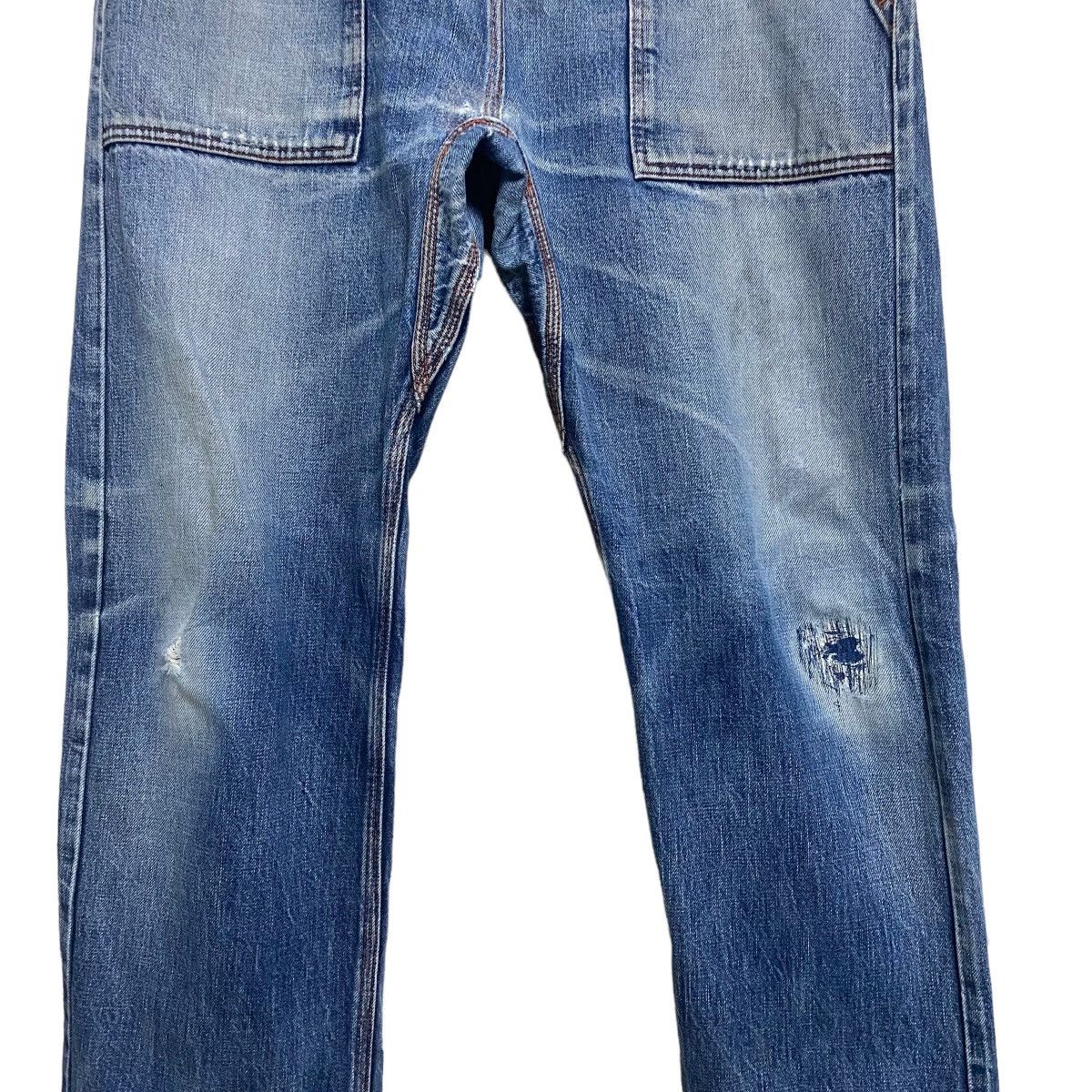 Wild Things Wildthings X Kato Repaired Denim Selvedge Pants Size US 32 / EU 48 - 5 Thumbnail
