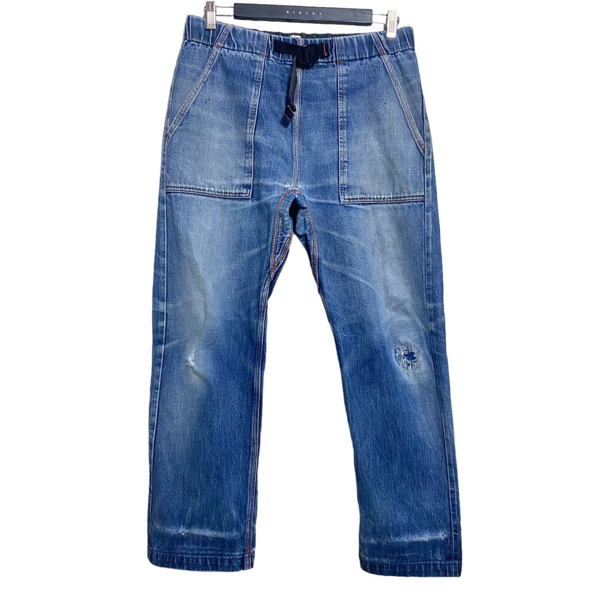 Wild Things Wildthings X Kato Repaired Denim Selvedge Pants Size US 32 / EU 48 - 2 Thumbnail